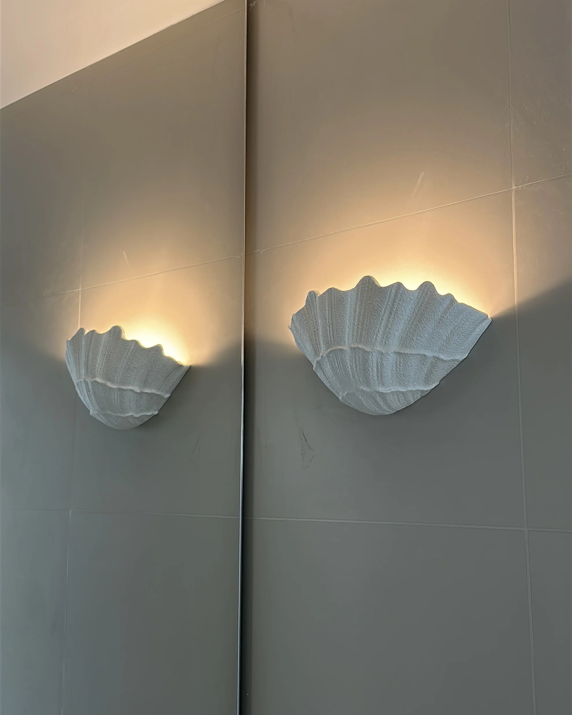 Tidal Bloom Plaster Wall Sconce