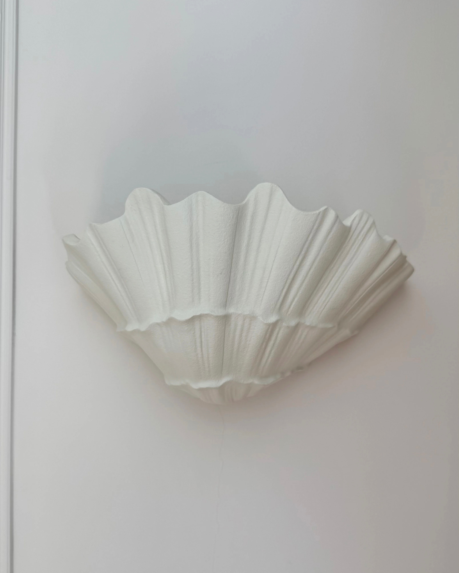 Tidal Bloom Plaster Wall Sconce