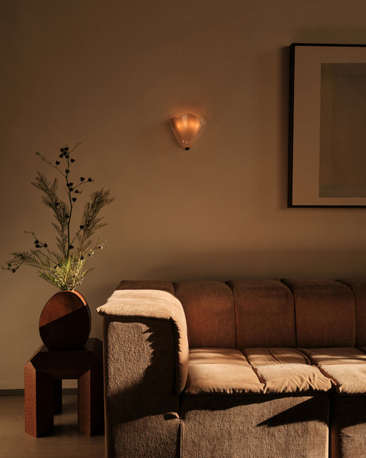 Vera Vintage Glass Wall Lamp