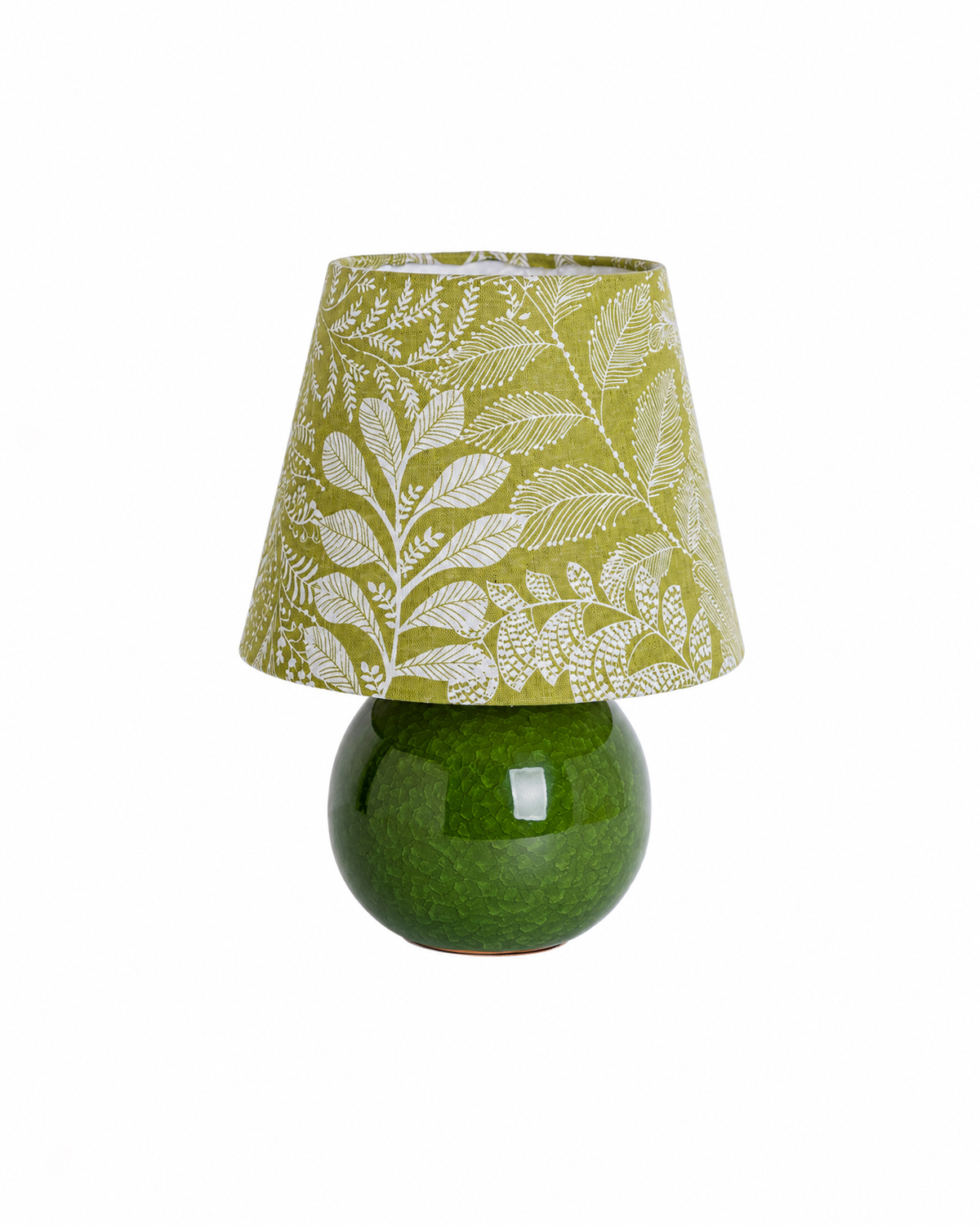 Verdant Crackle Table Lamp