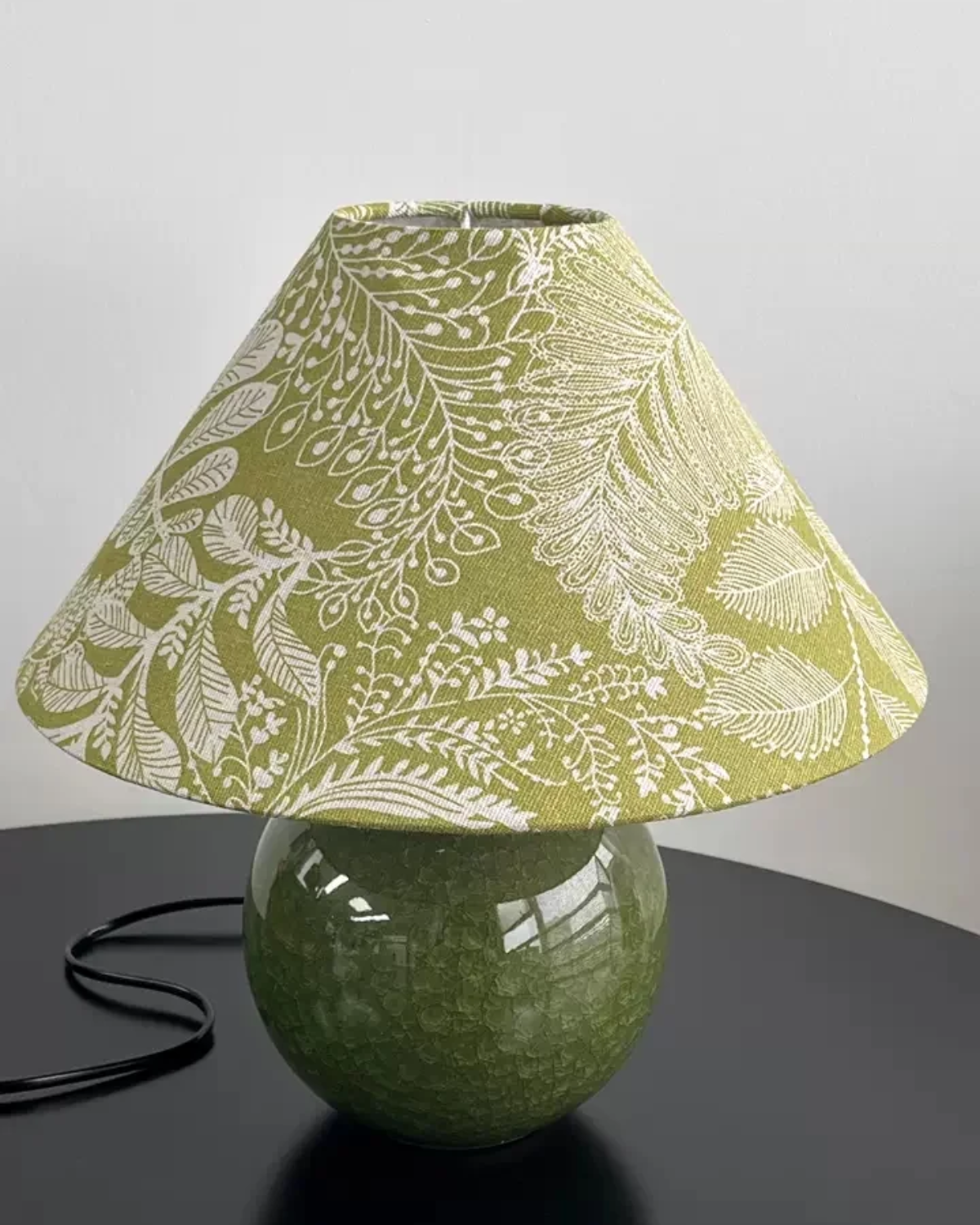 Verdant Crackle Table Lamp