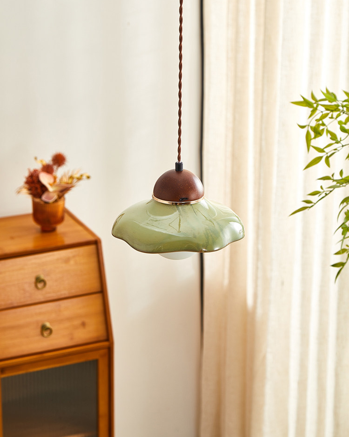 Verdant Glaze Pendant Light