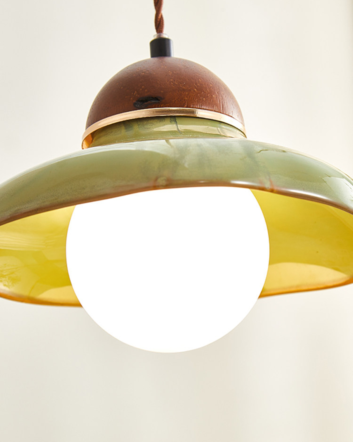 Verdant Glaze Pendant Light