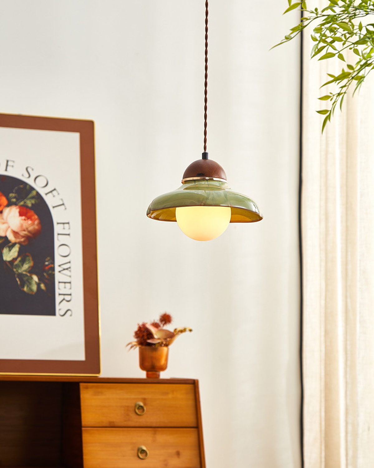 Verdant Glaze Pendant Light