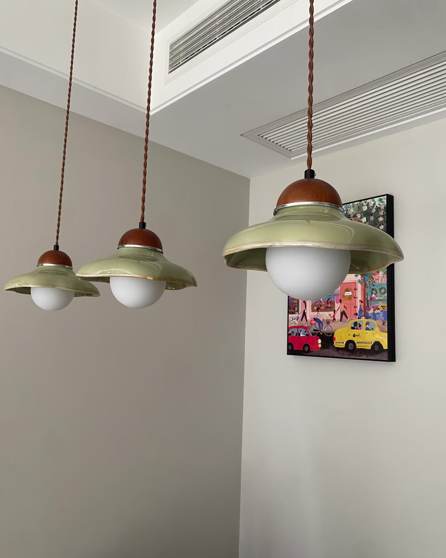 Verdant Glaze Pendant Light