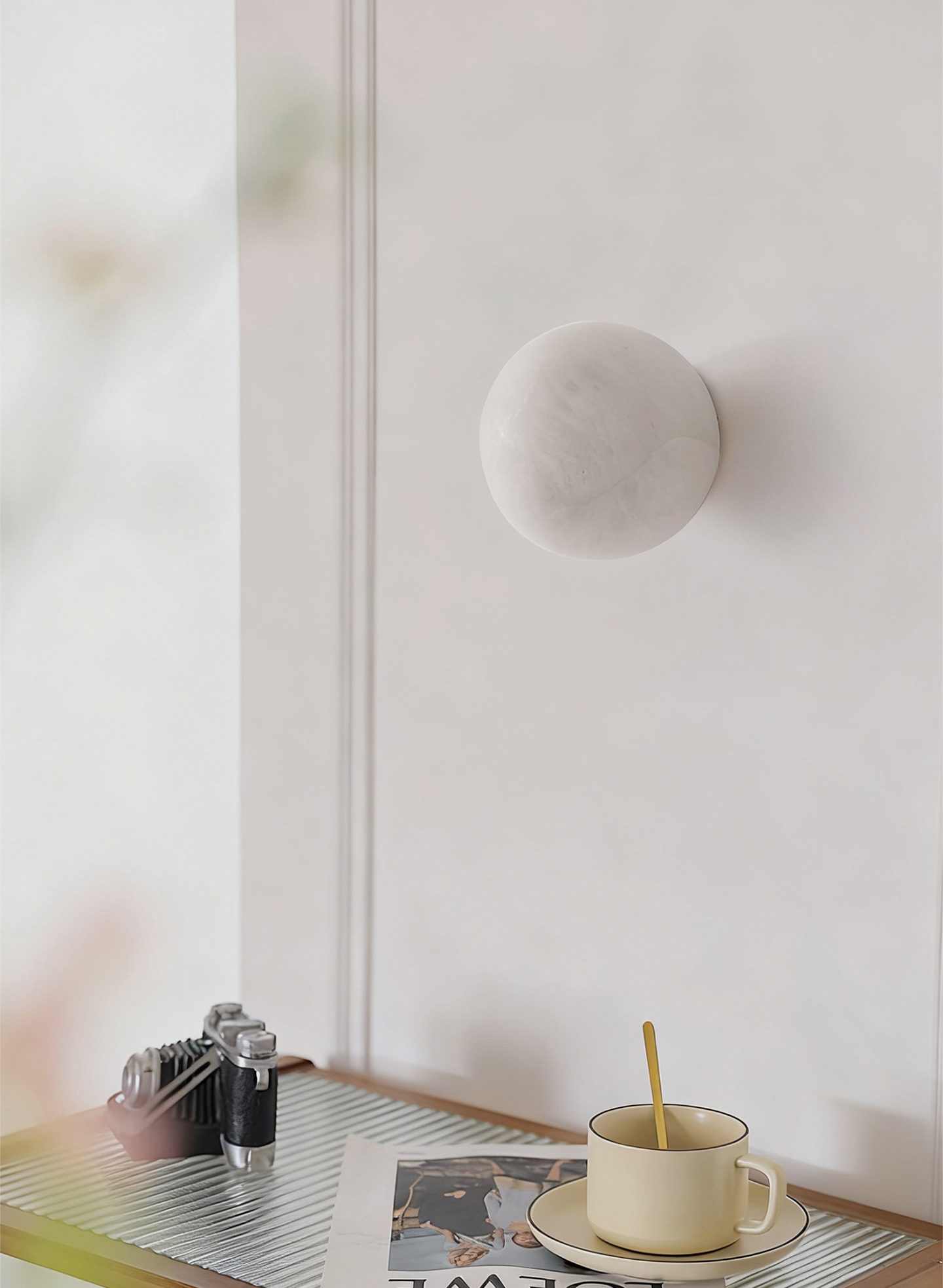 Vespera Alabaster Wall Light