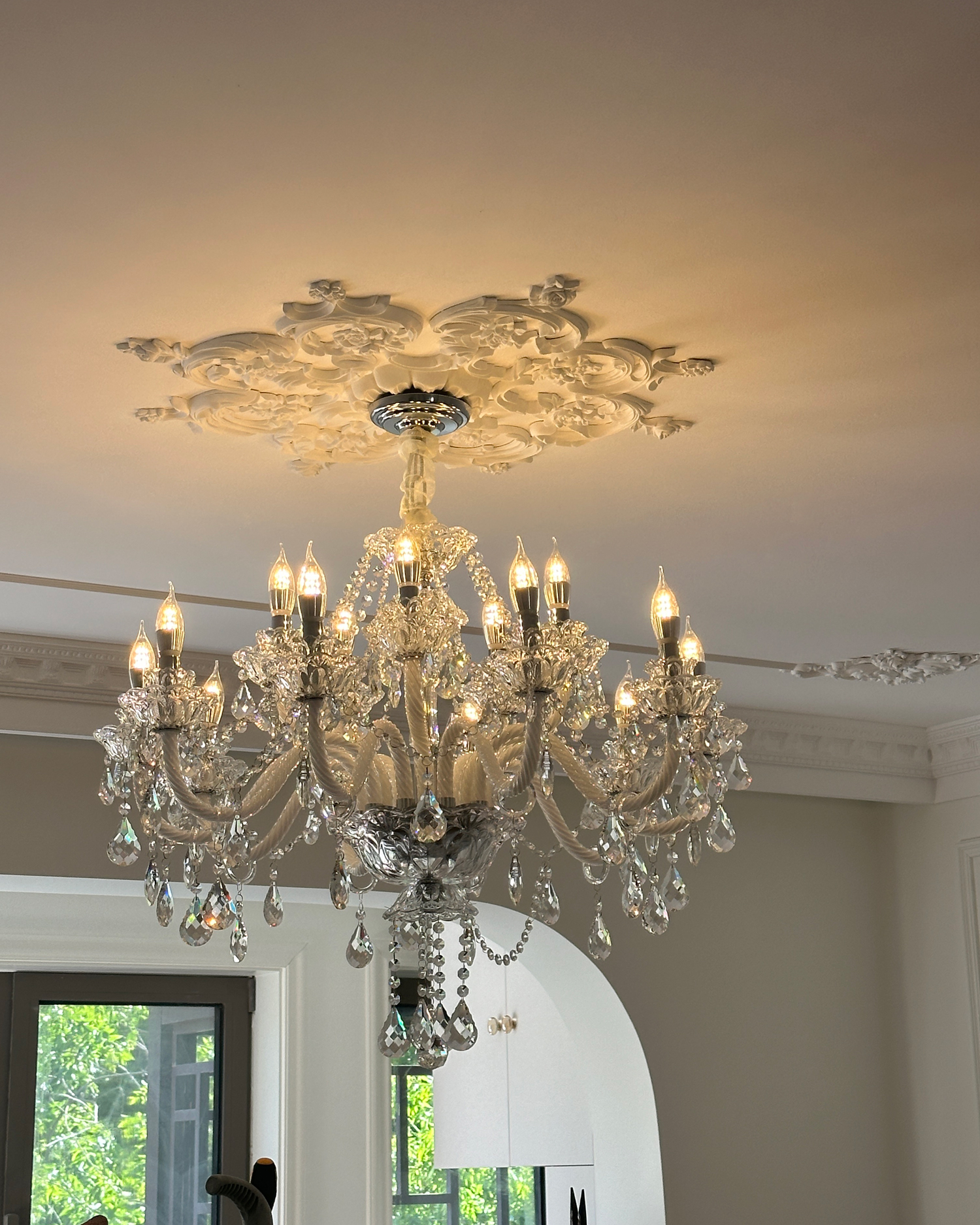 Vintage Grace Crystal Chandelier 