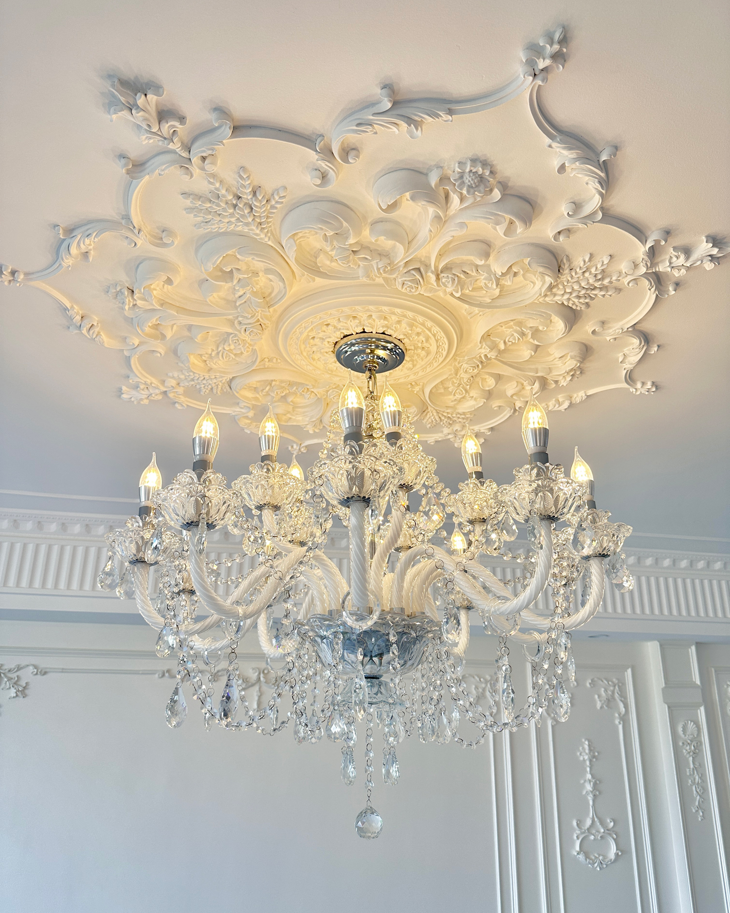 Vintage Grace Crystal Chandelier 