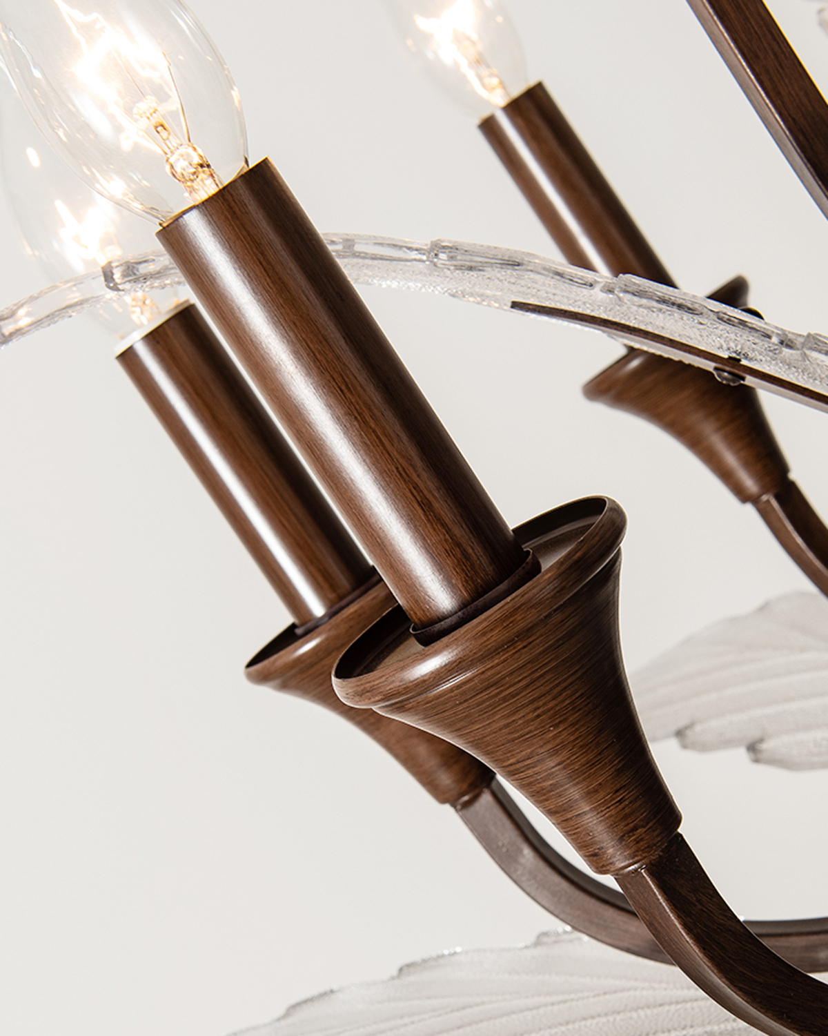 Vintage Laurel Crystal Chandelier