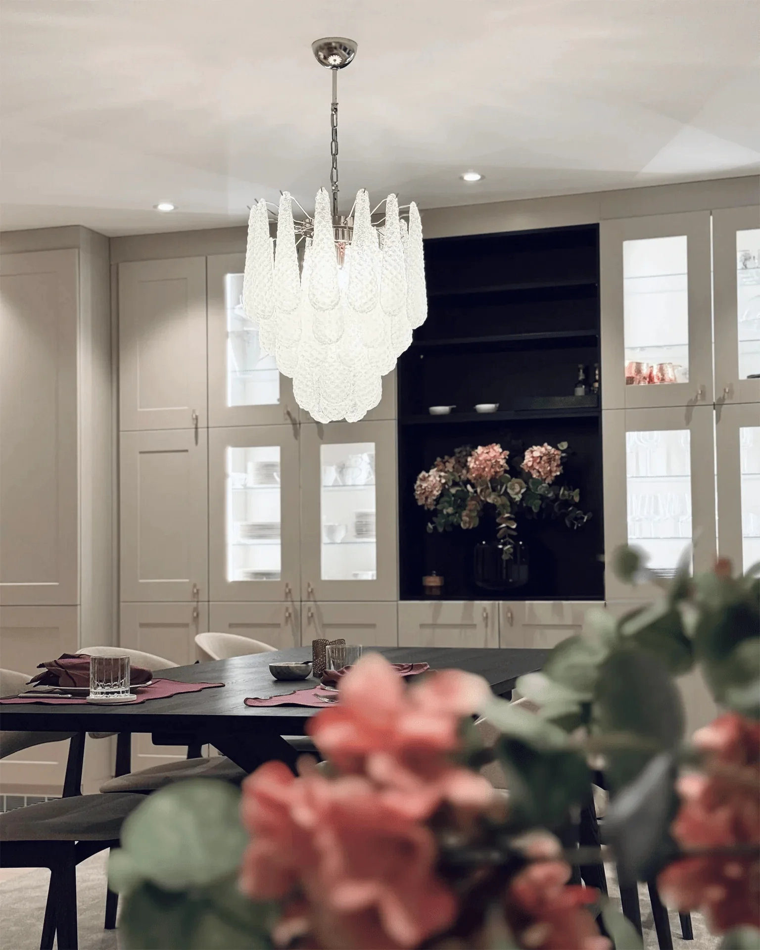 Viola Drop Chandelier