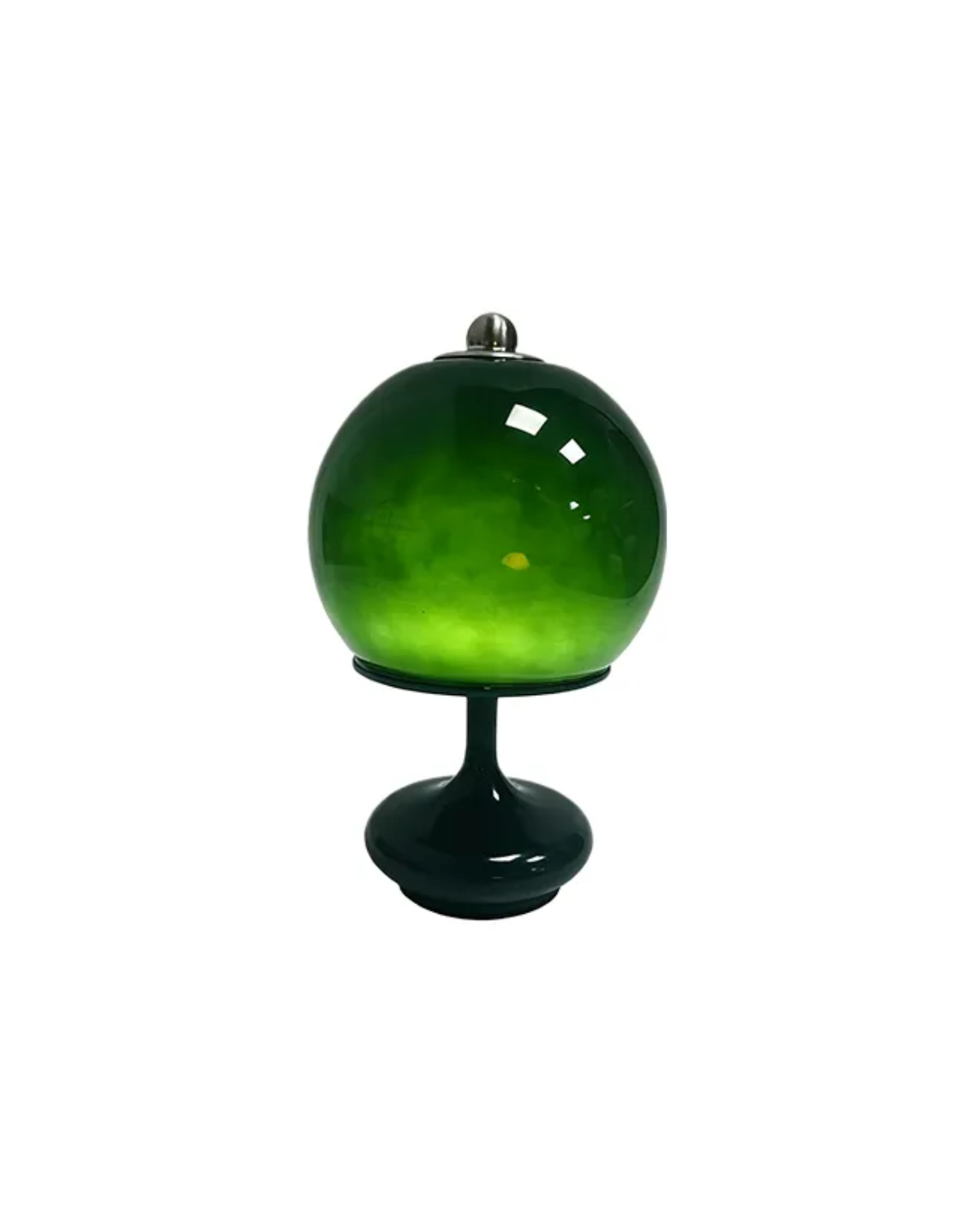 Viridian Glass Table Lamp