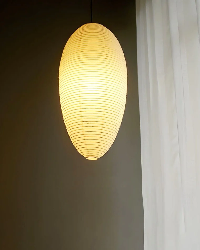 Washi Paper Chestnut Pendant Lamp