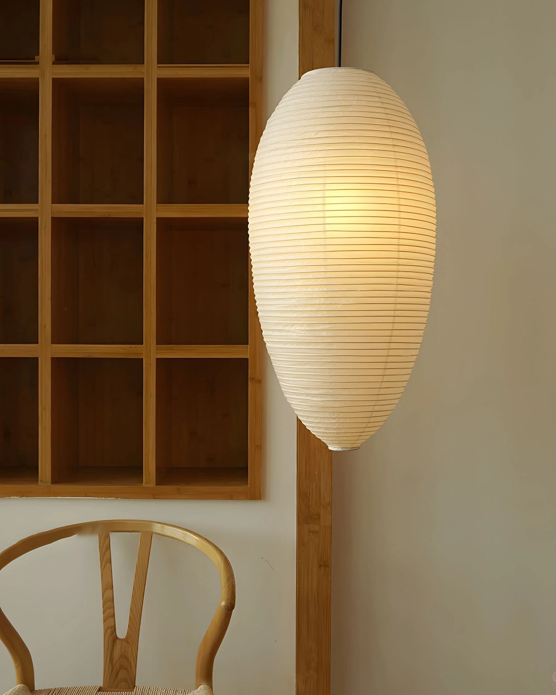Washi Paper Chestnut Pendant Lamp