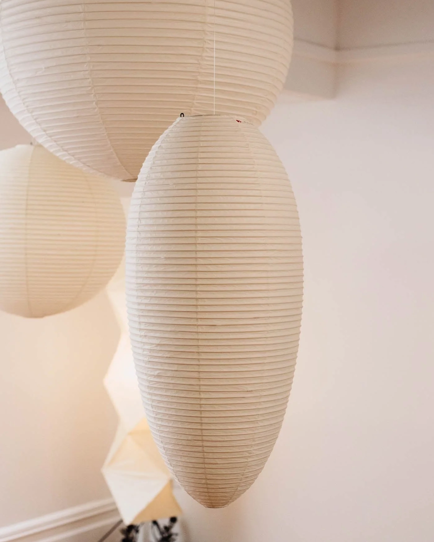 Washi Paper Chestnut Pendant Lamp