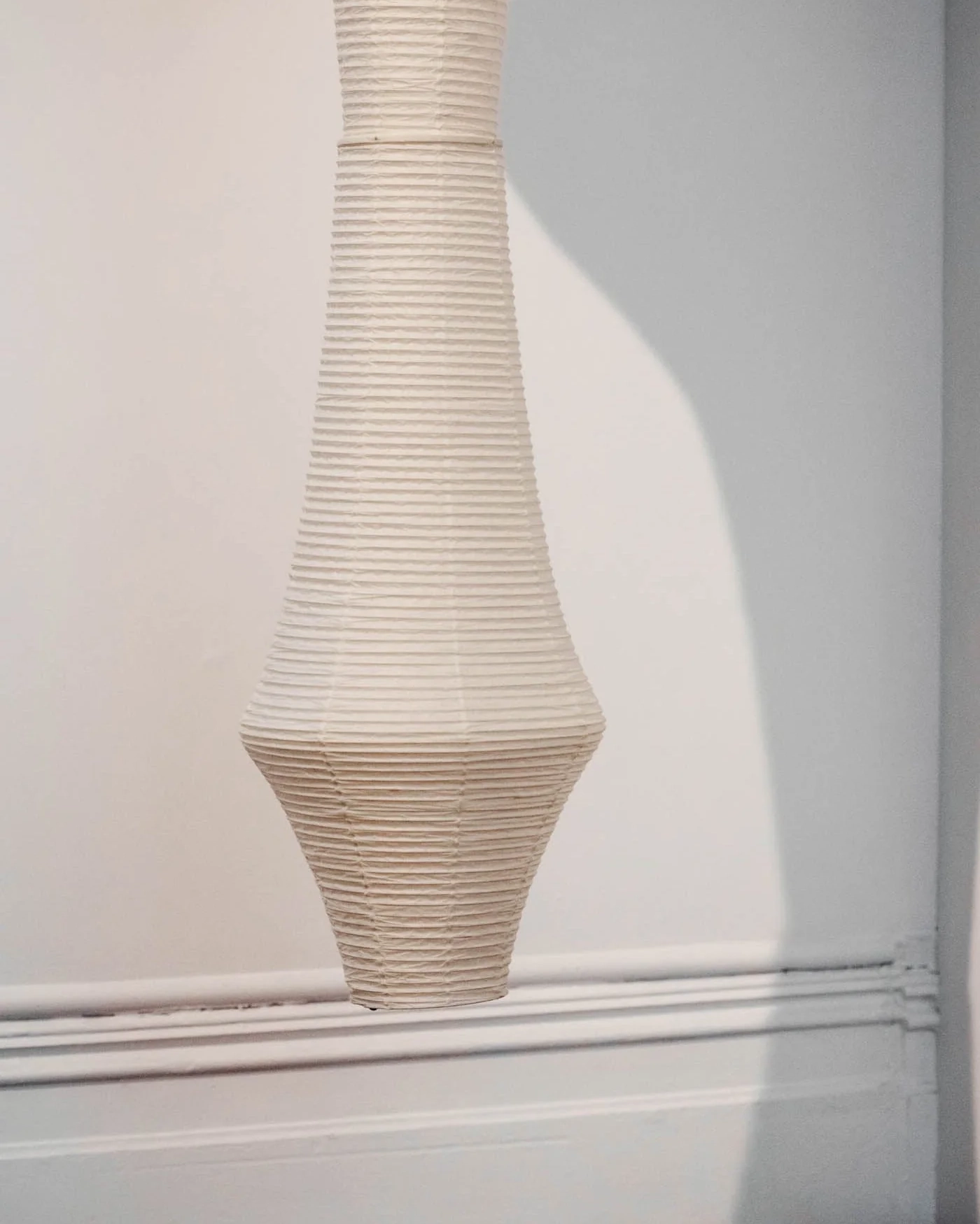 Washi Paper E Pendant Swag Light