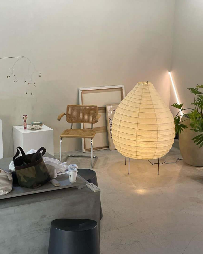 Washi Paper Lantern Table Lamp