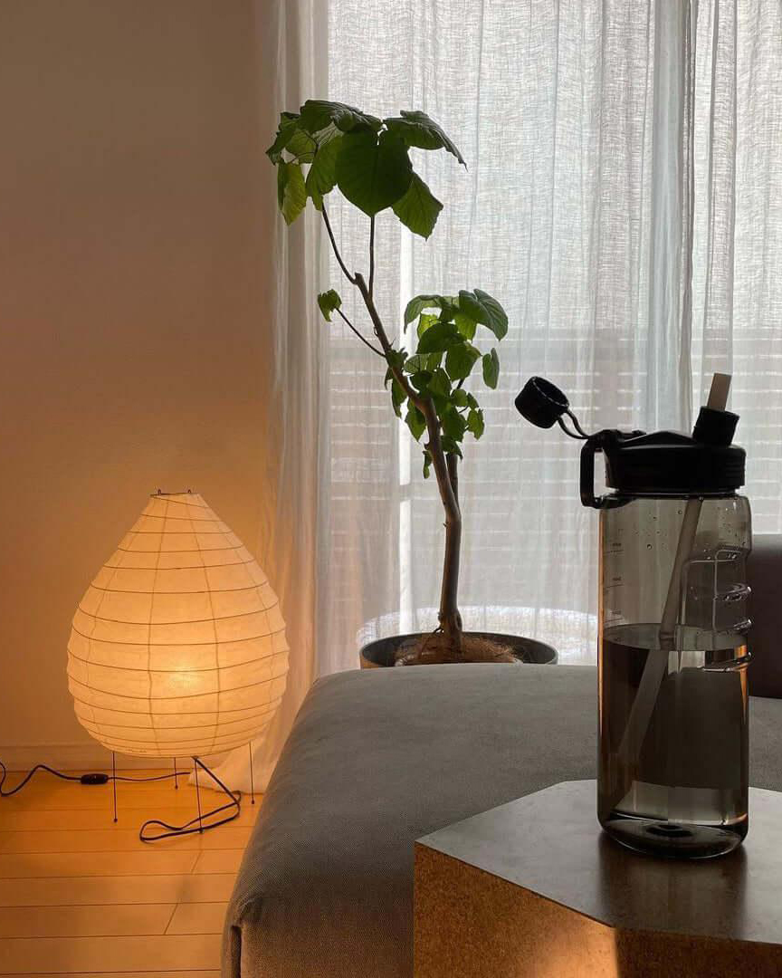 Washi Paper Lantern Table Lamp