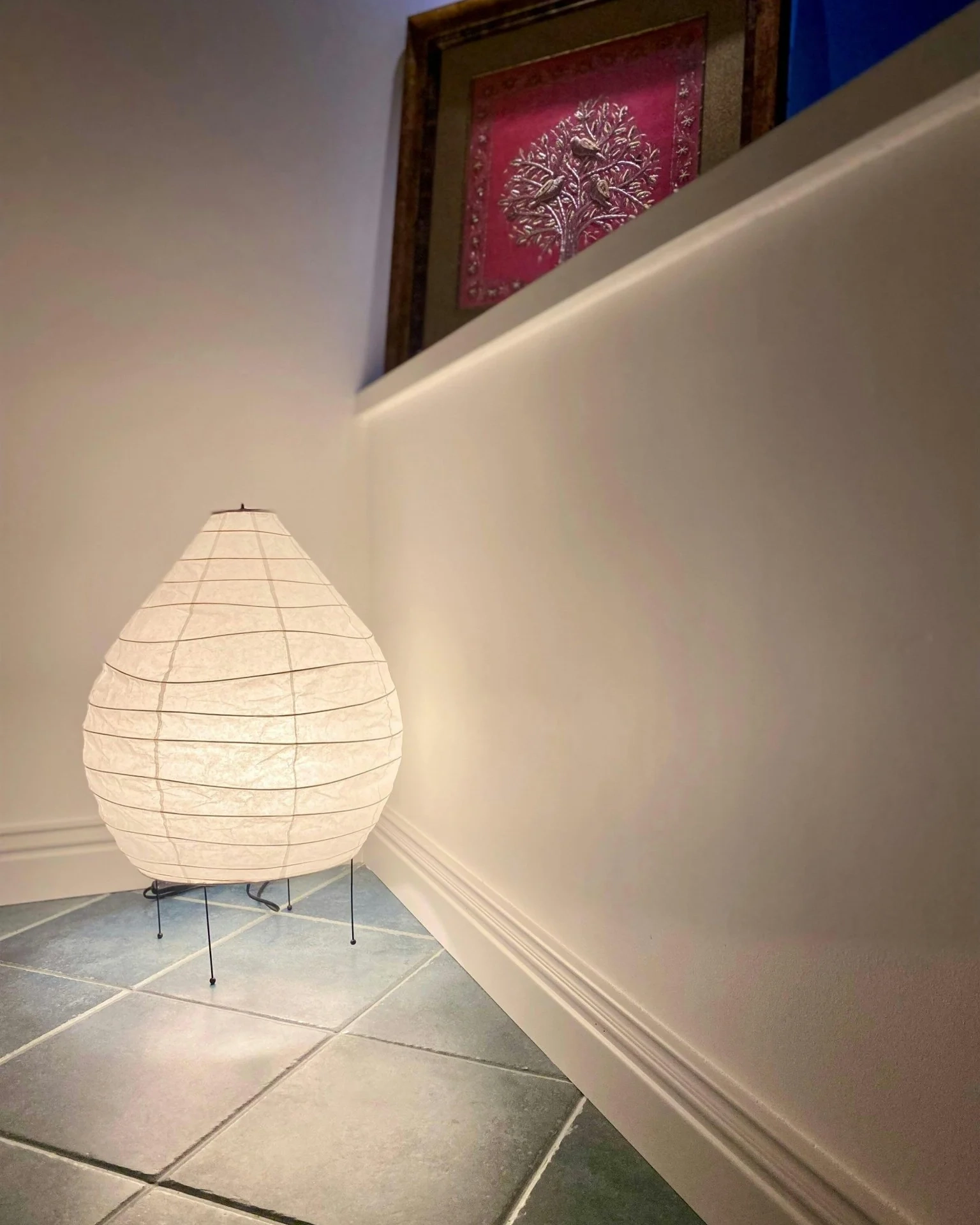 Washi Paper Lantern Table Lamp