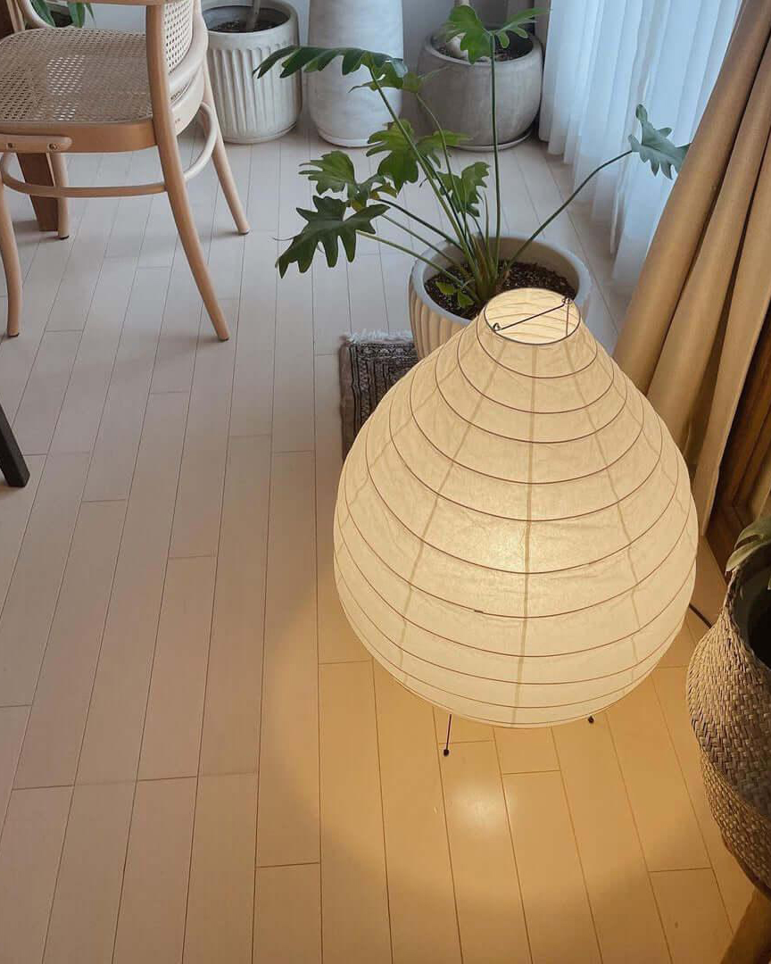Washi Paper Lantern Table Lamp