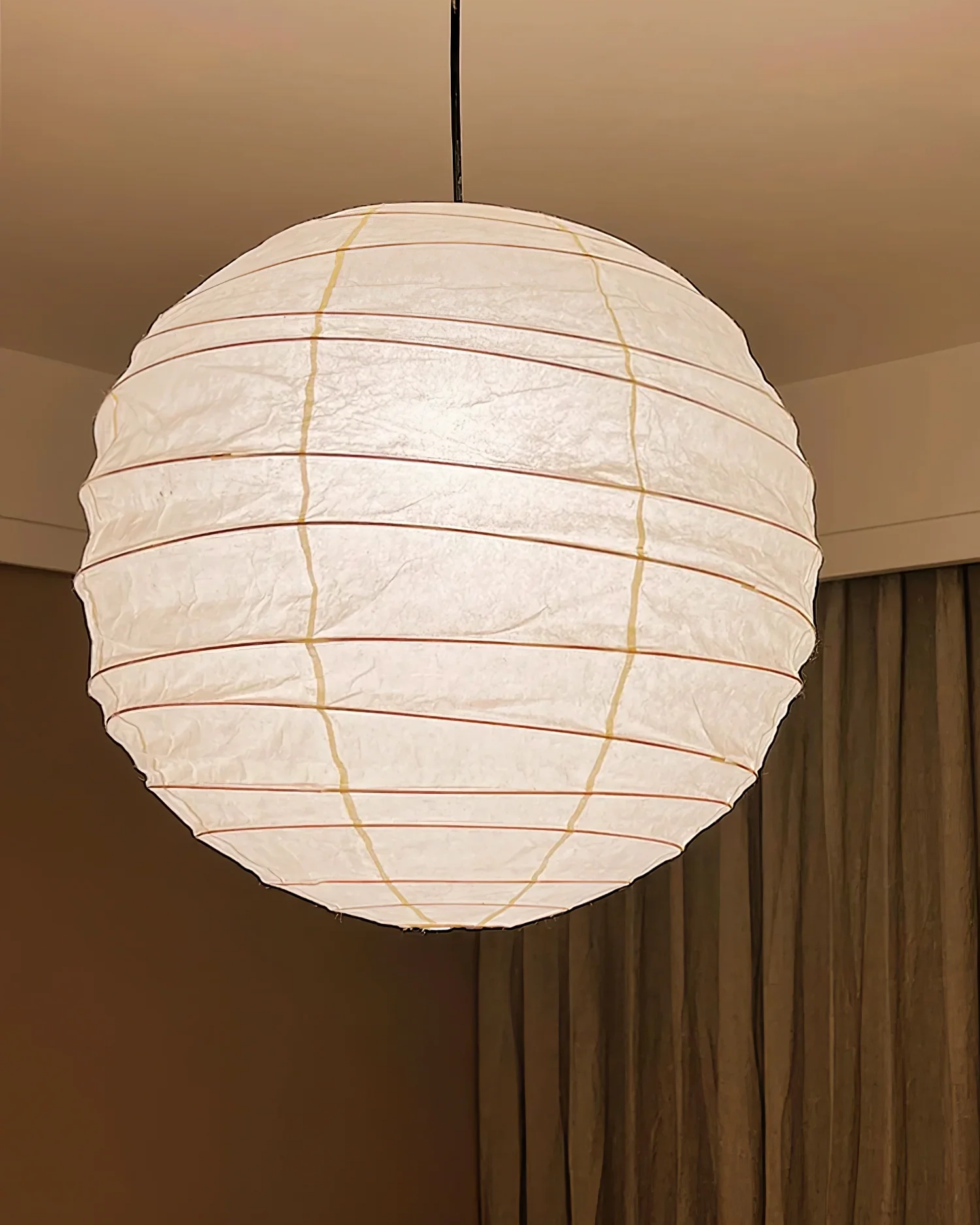 Washi Paper Pendant Swag Lamp