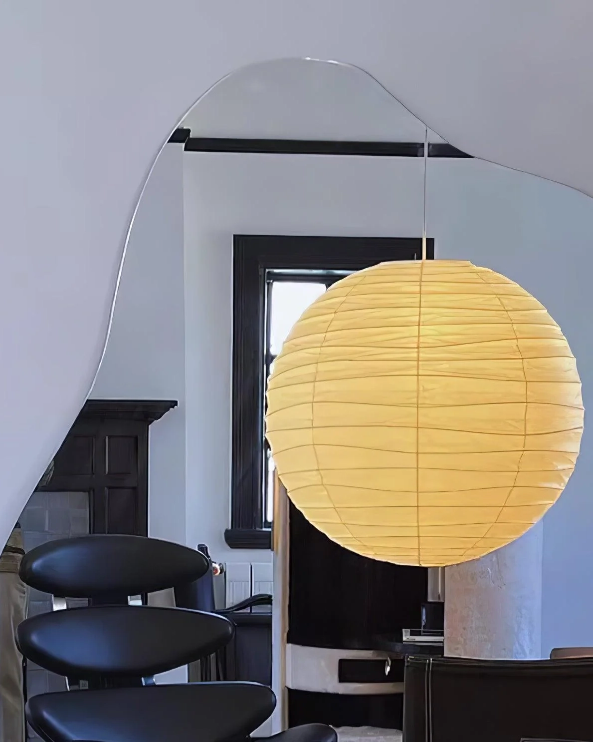 Washi Paper Pendant Swag Lamp