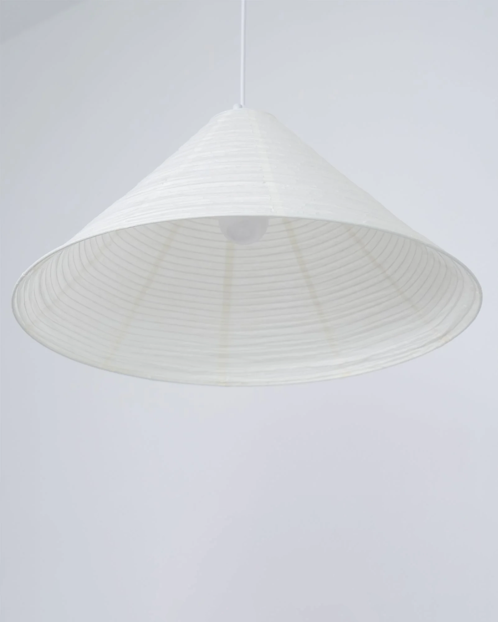 Washi Paper Pyramid Pendant Lamp