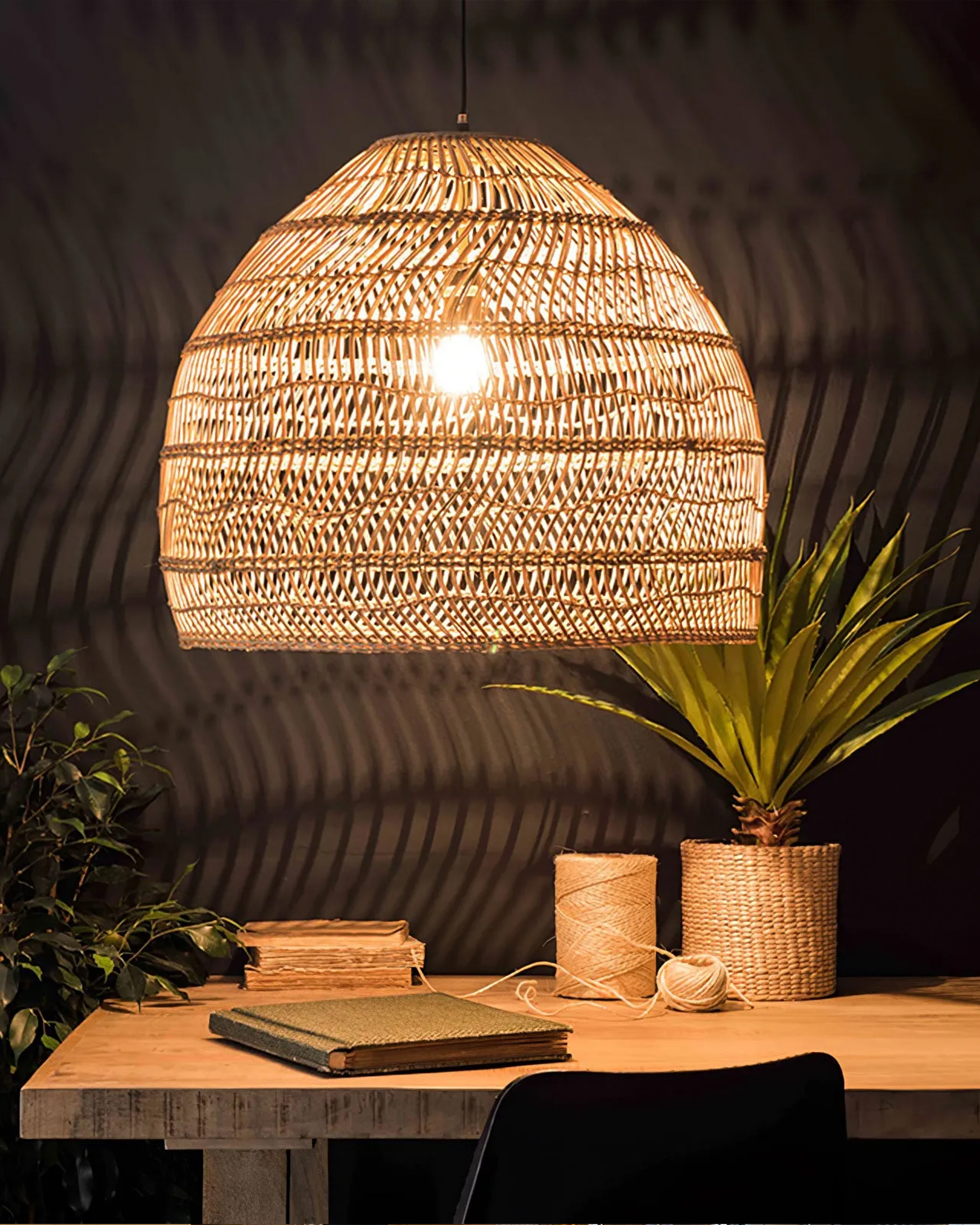 Wicker Pendant Lamp
