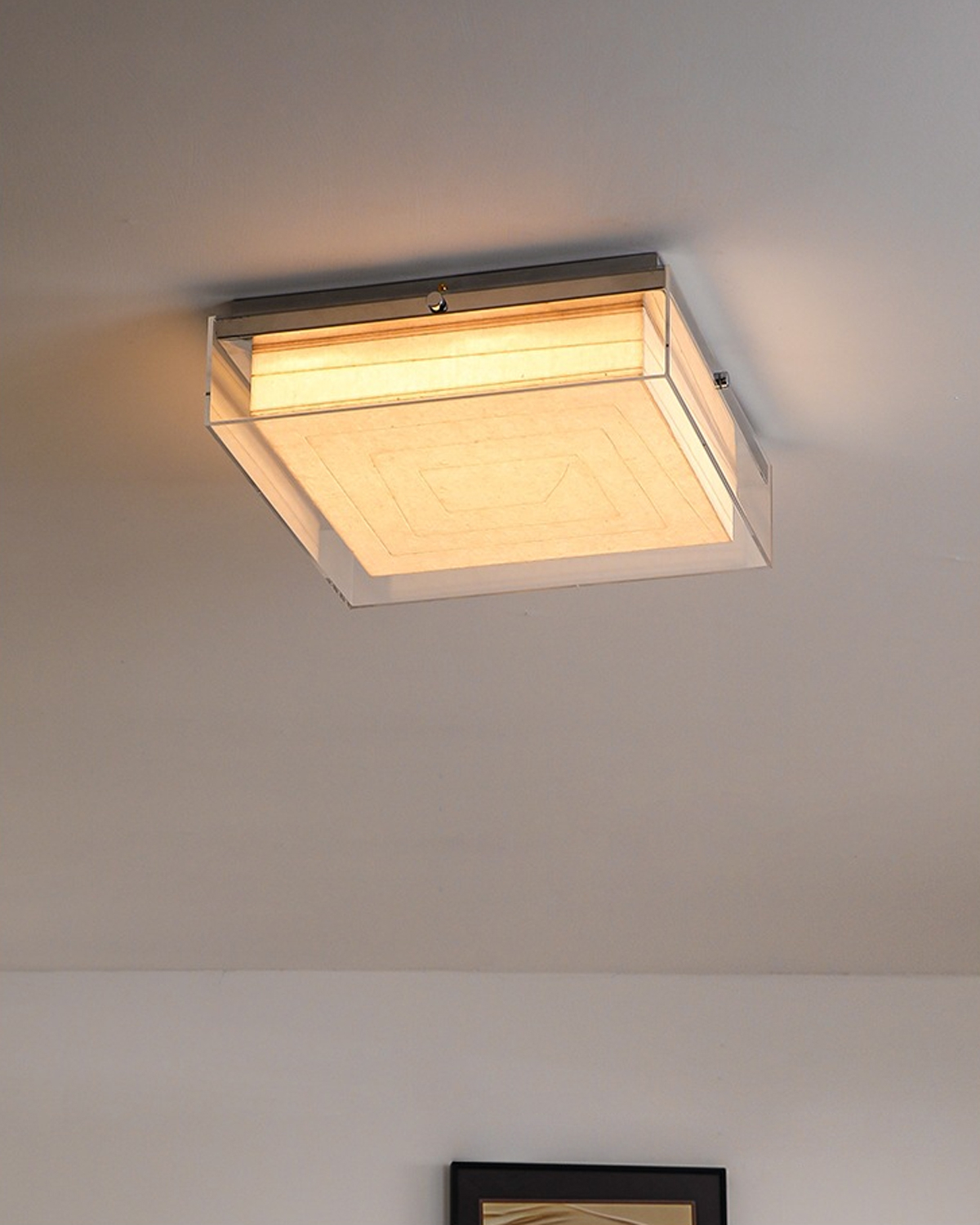 Xuan Paper Cube Ceiling Lamp
