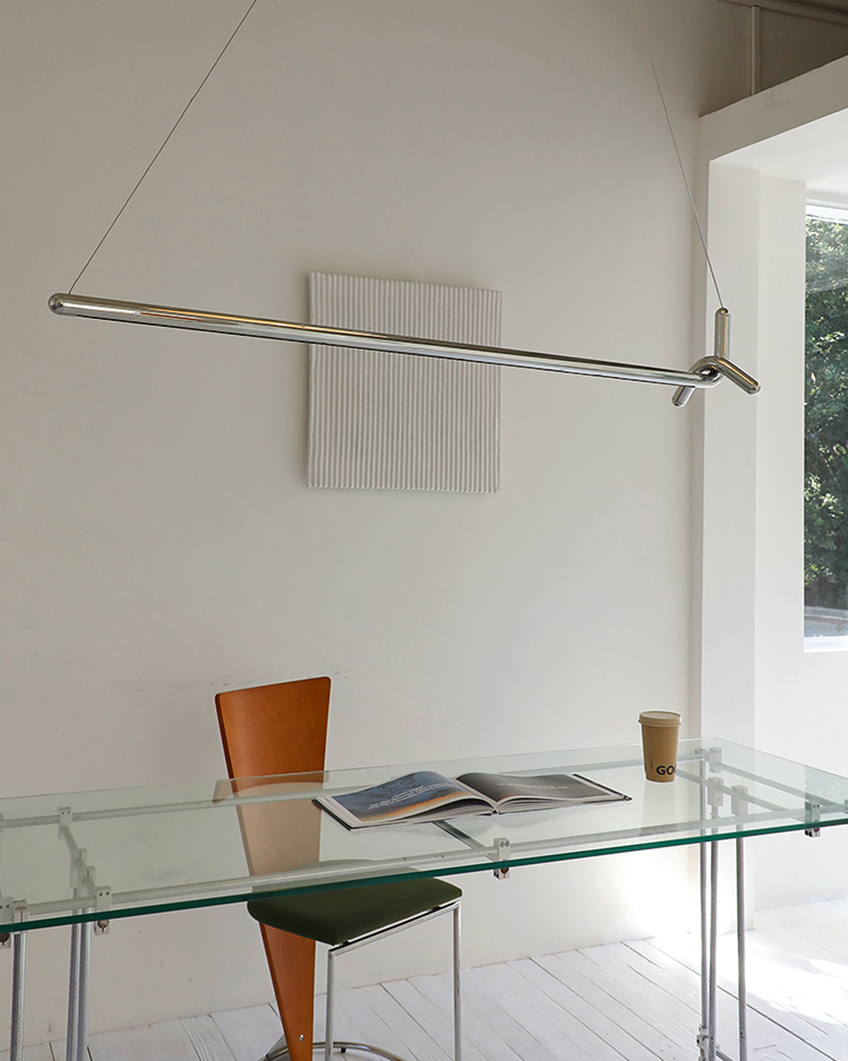 Y-Form Chrome Pendant Light