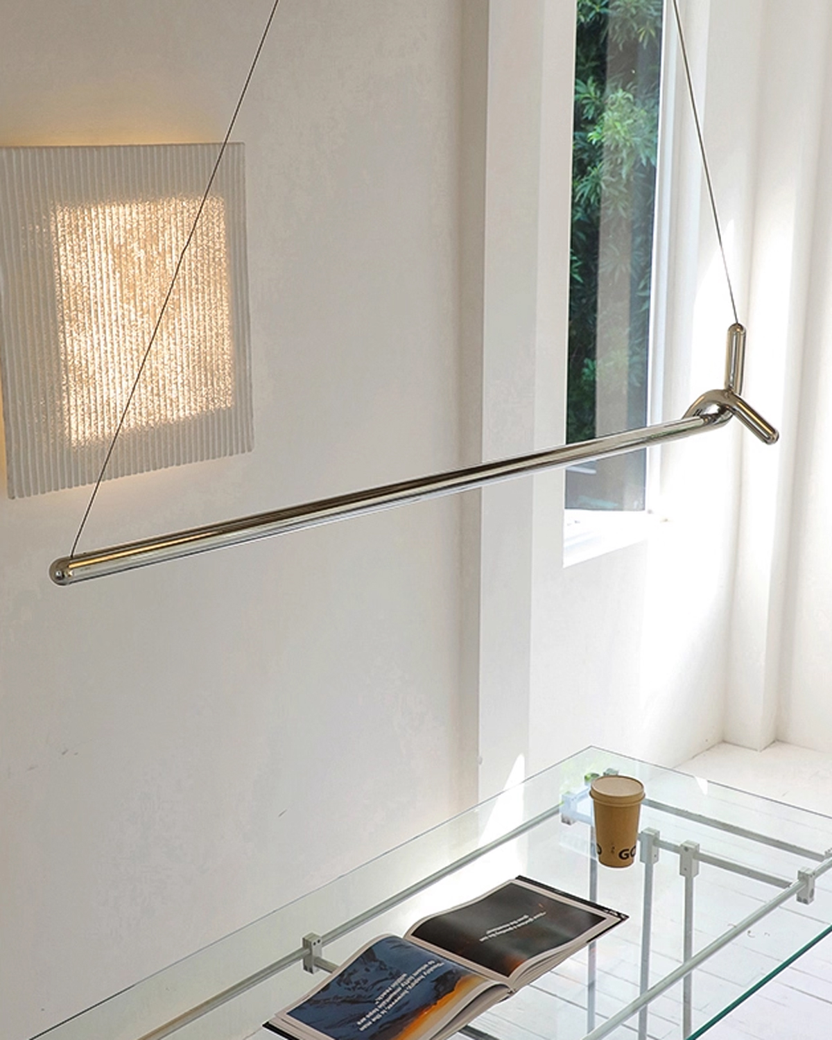 Y-Form Chrome Pendant Light