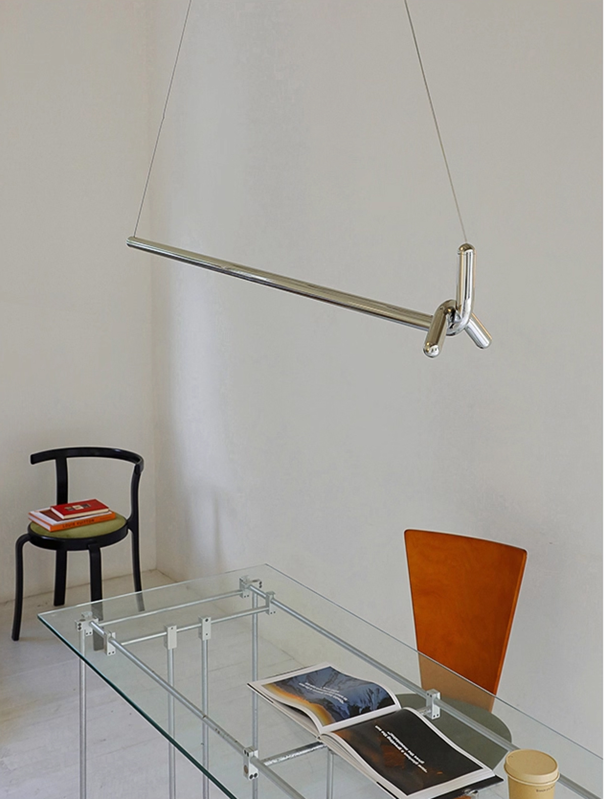 Y-Form Chrome Pendant Light
