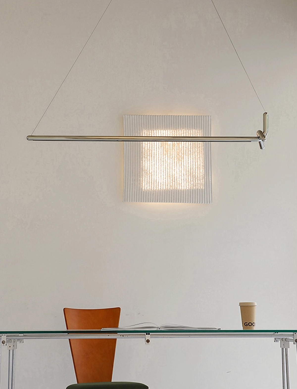 Y-Form Chrome Pendant Light