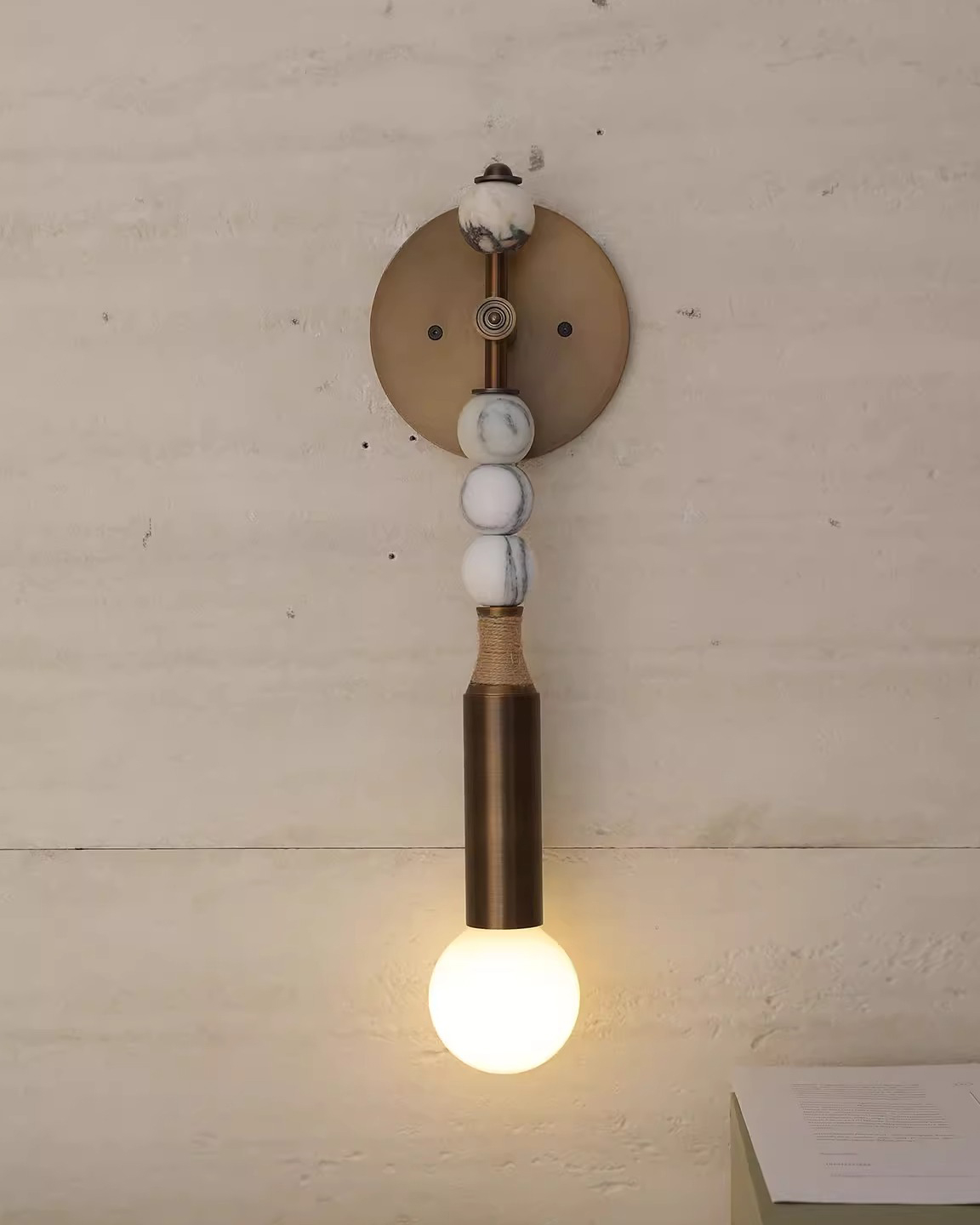 Earthen Rhythm Wall Light