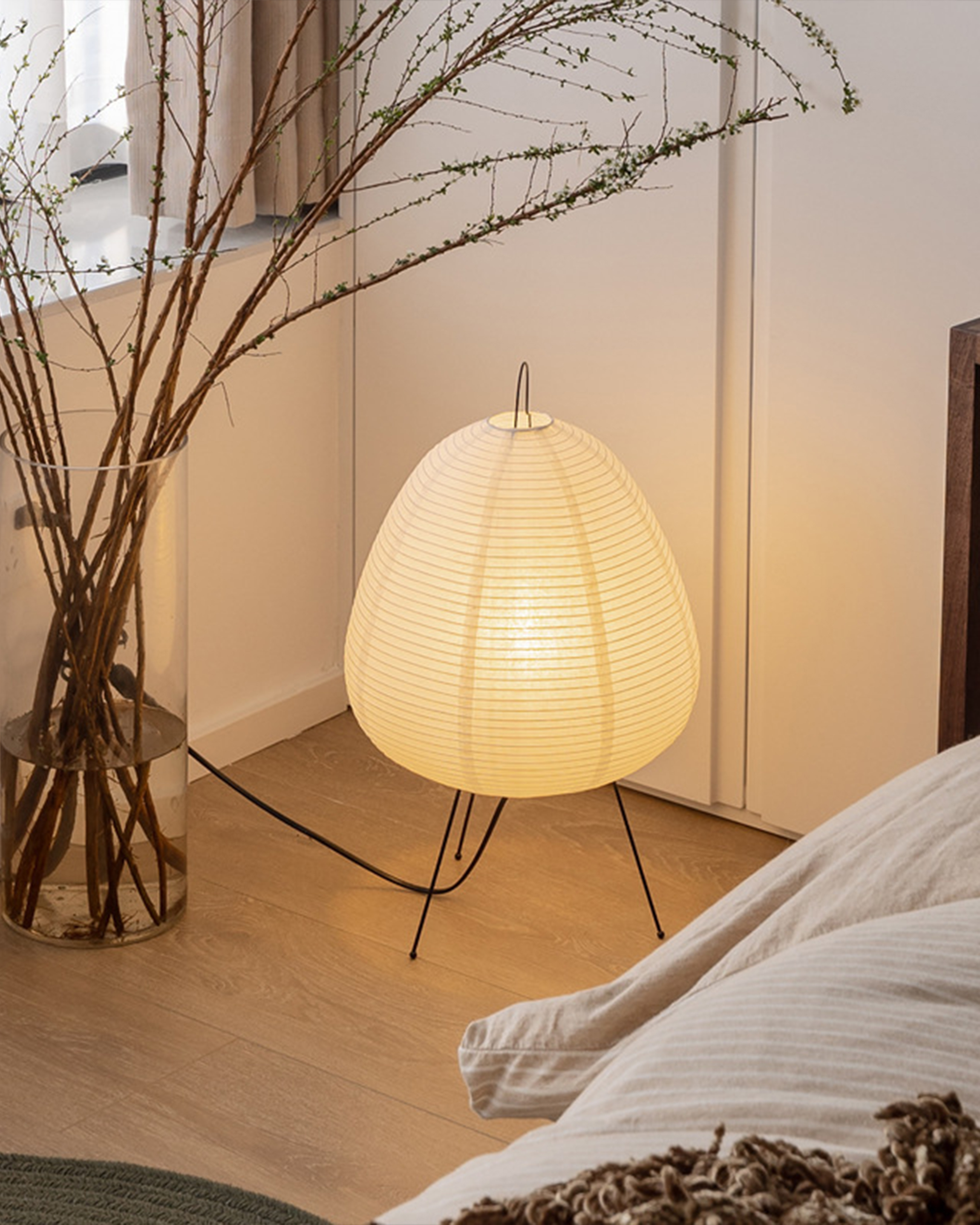 Washi Paper Table Lamp