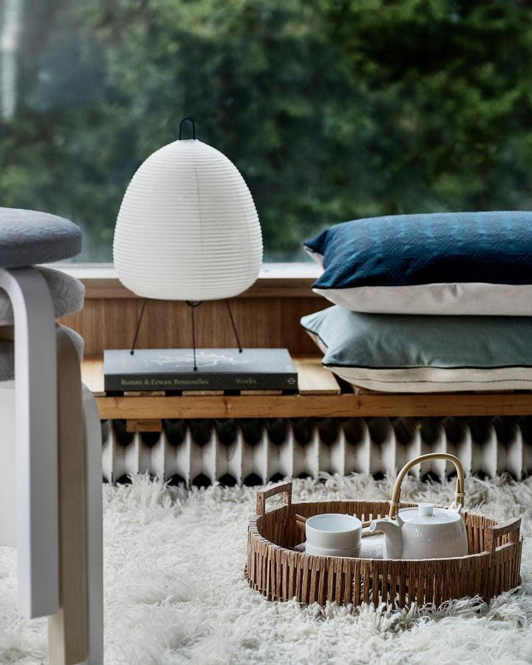 Washi Paper Table Lamp