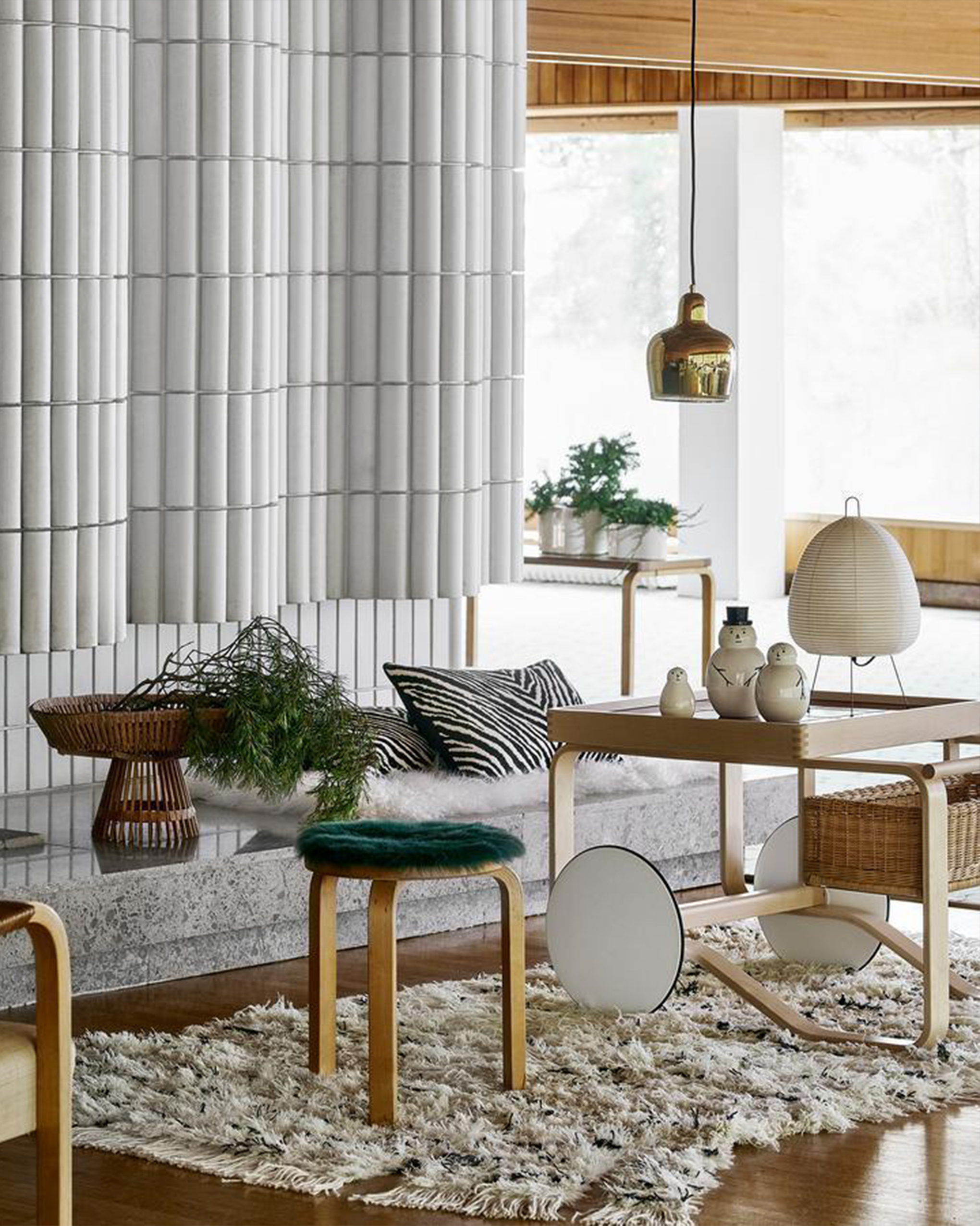 Washi Paper Table Lamp