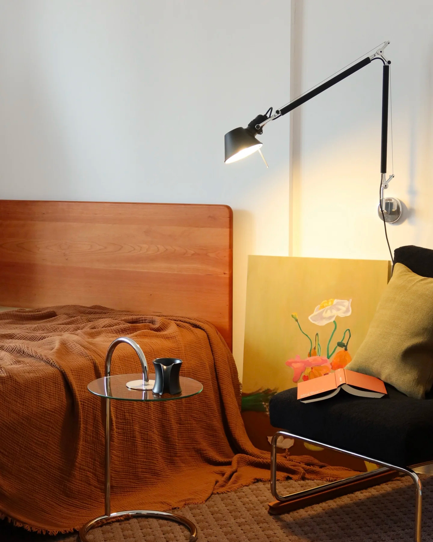 Mercury Swing Arm Wall Lamp