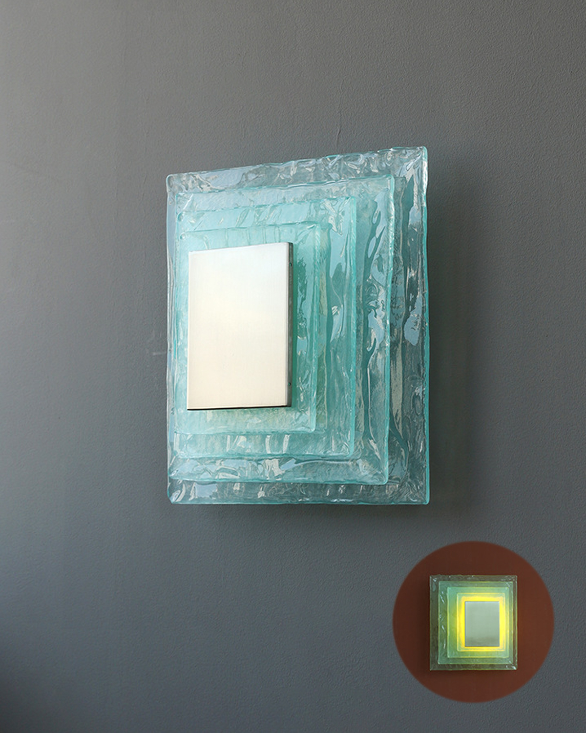 Murano Glacier Wall Lamp