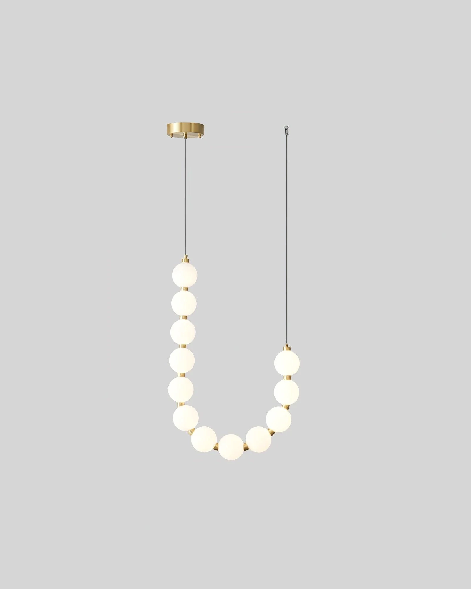 Acrylic Pearl Necklace Chandelier