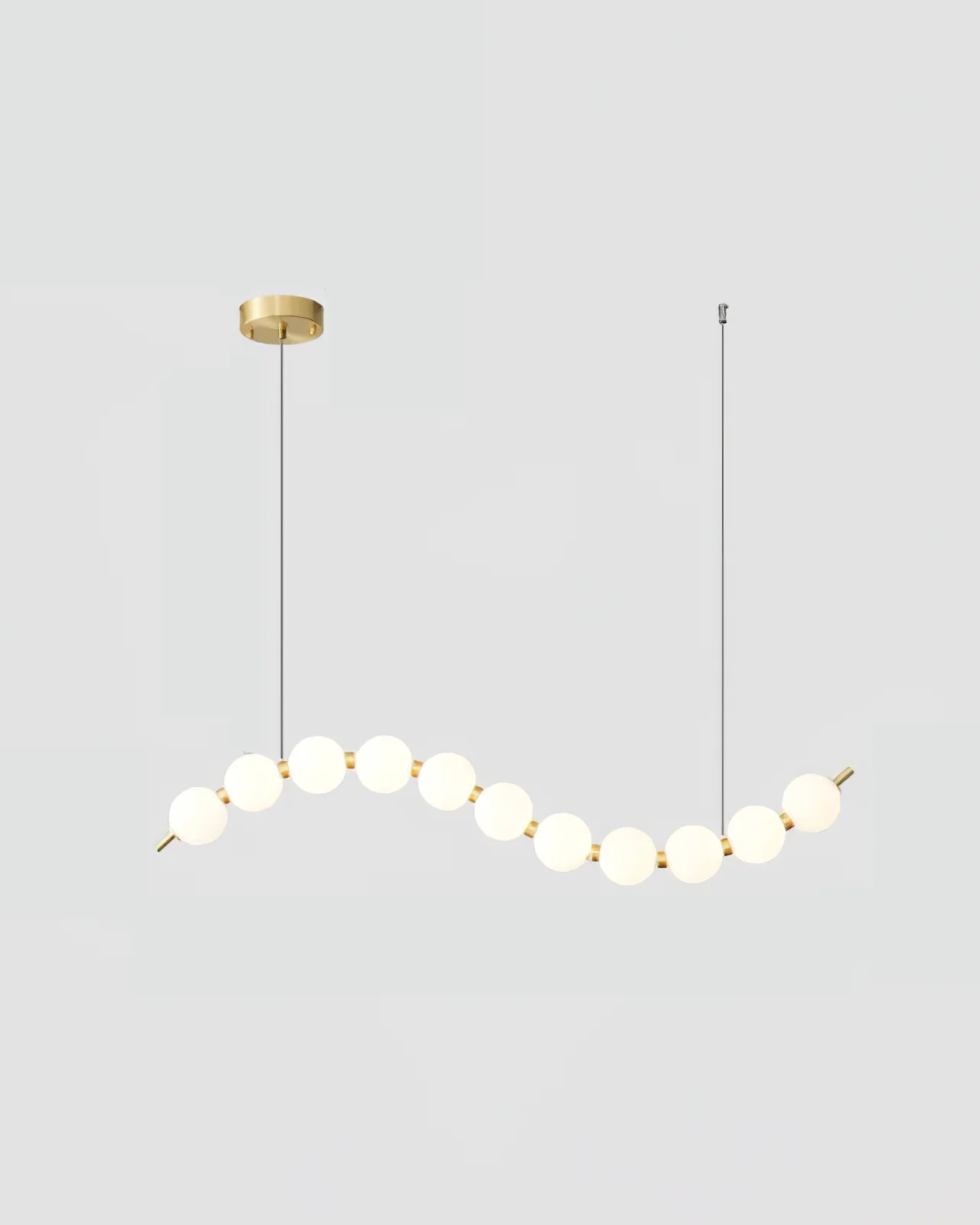 Acrylic Pearl Necklace Chandelier