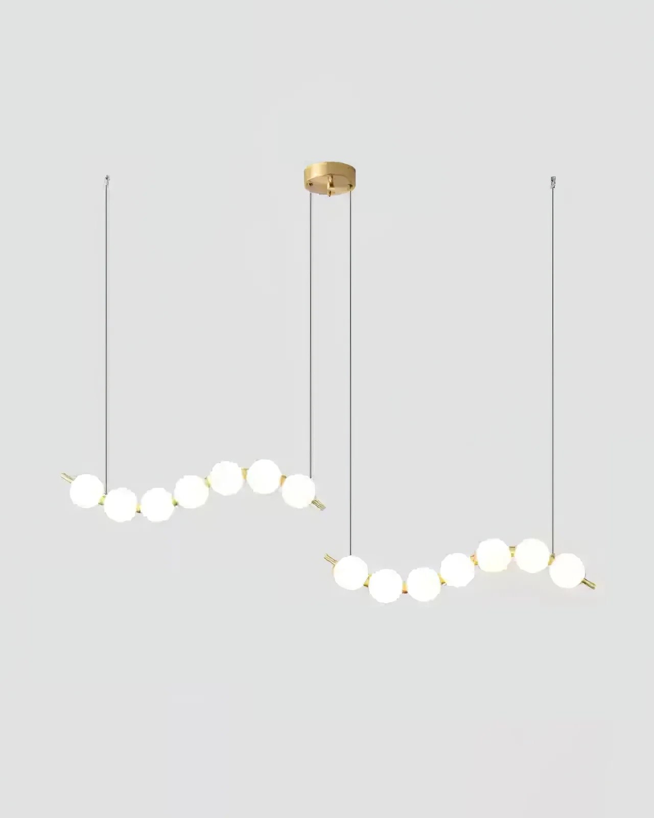 Acrylic Pearl Necklace Chandelier