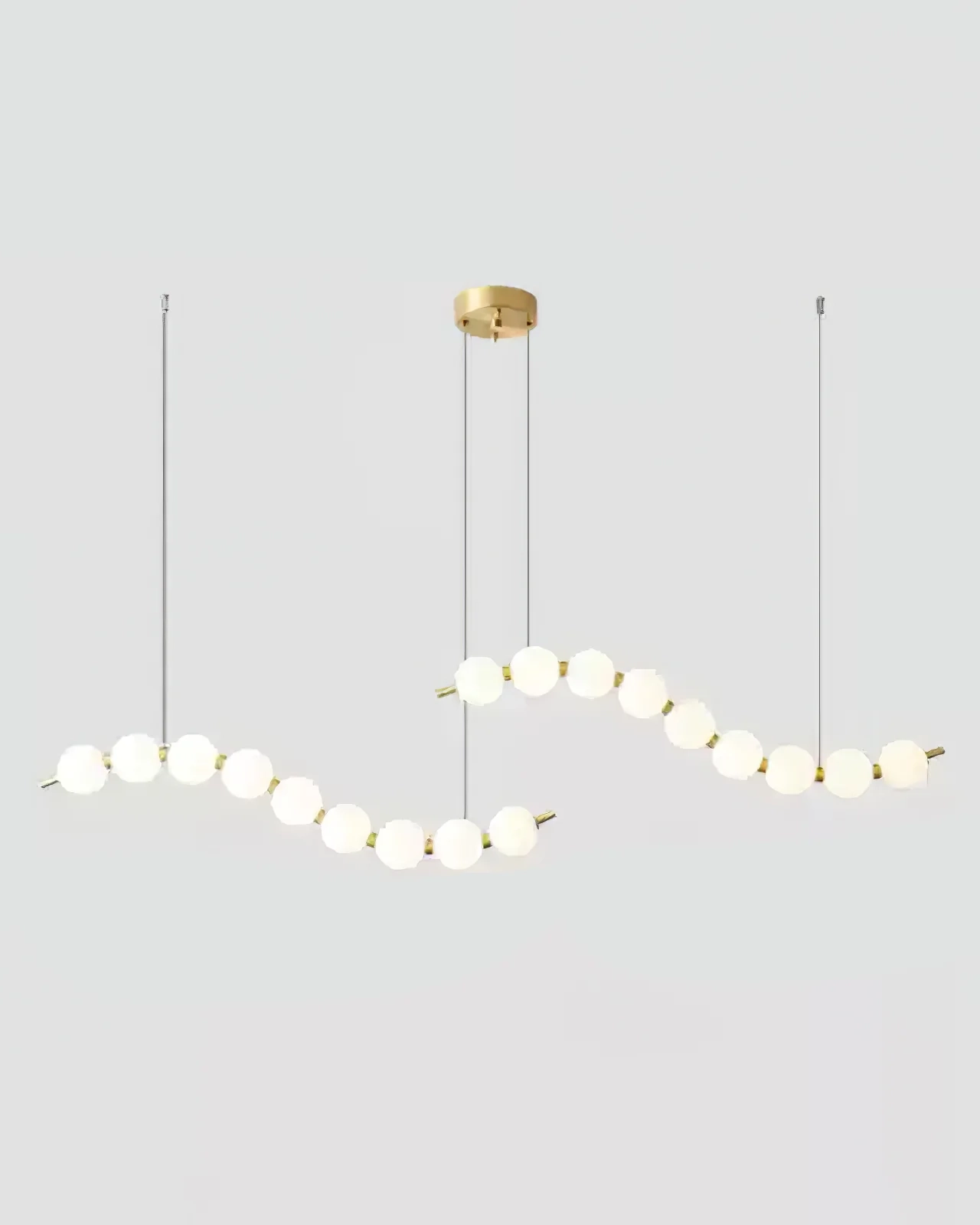 Acrylic Pearl Necklace Chandelier