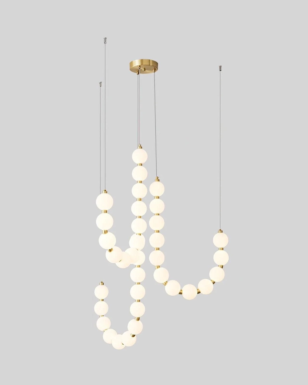 Acrylic Pearl Necklace Chandelier