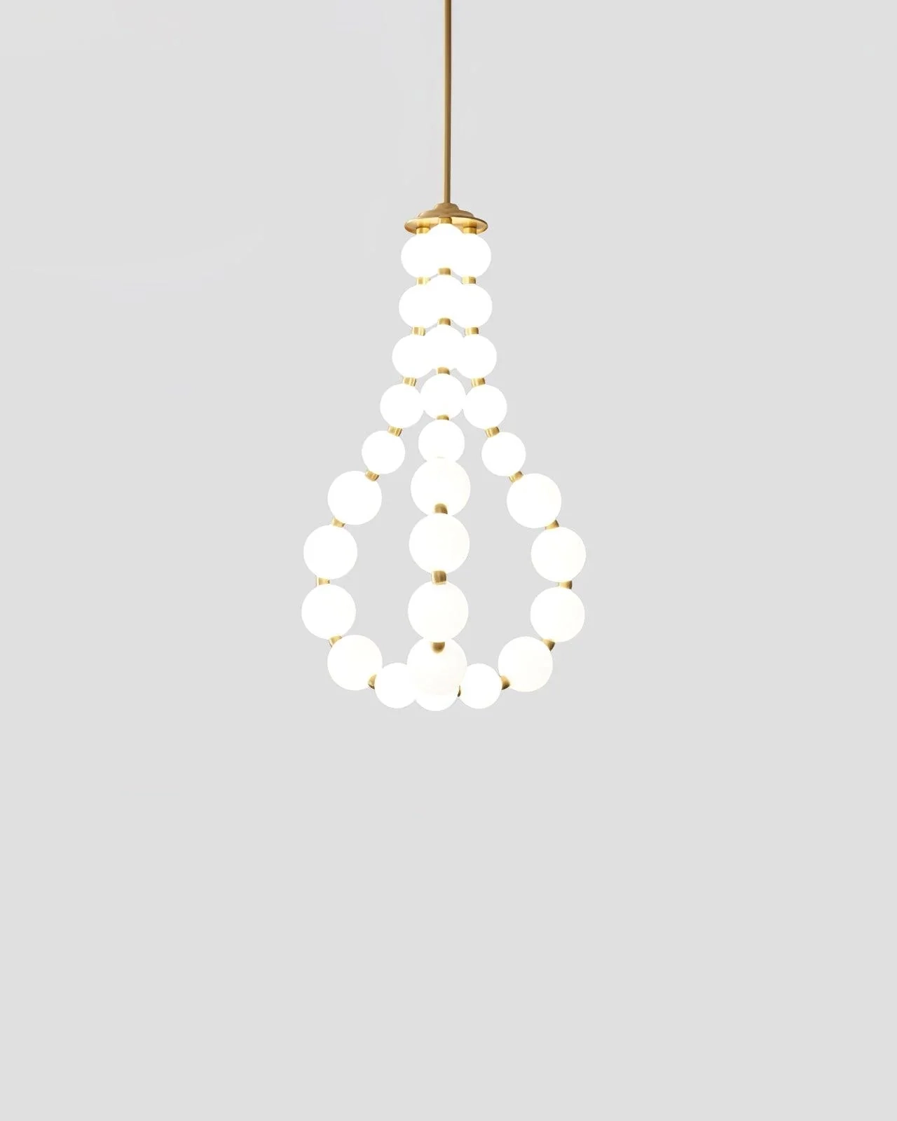 Acrylic Pearl Necklace Chandelier