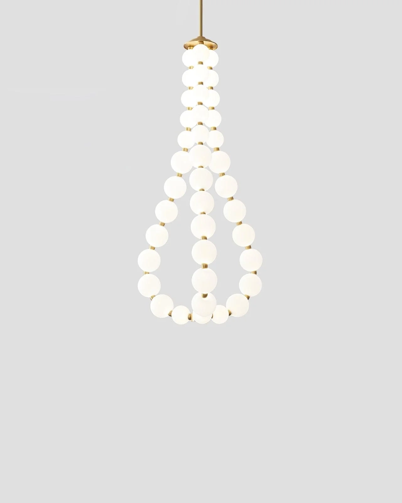Acrylic Pearl Necklace Chandelier