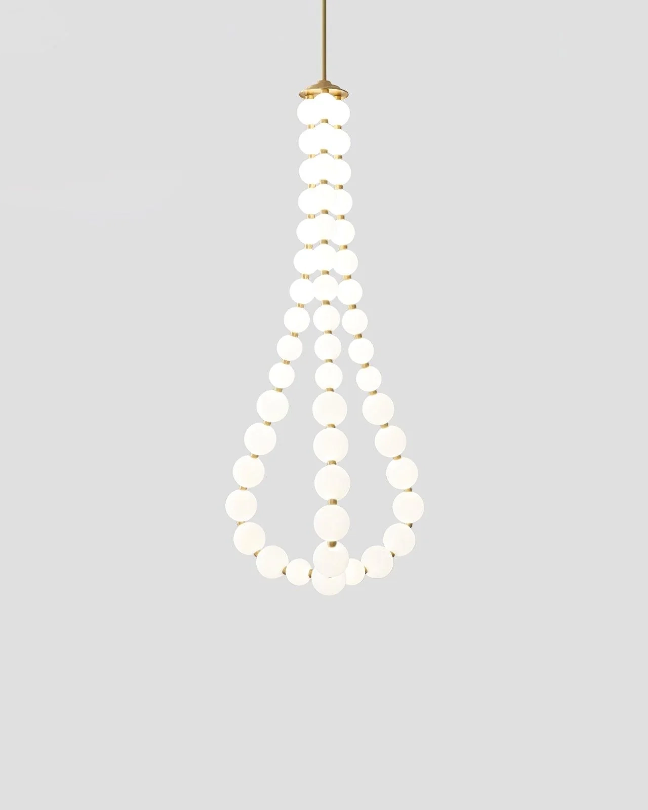 Acrylic Pearl Necklace Chandelier