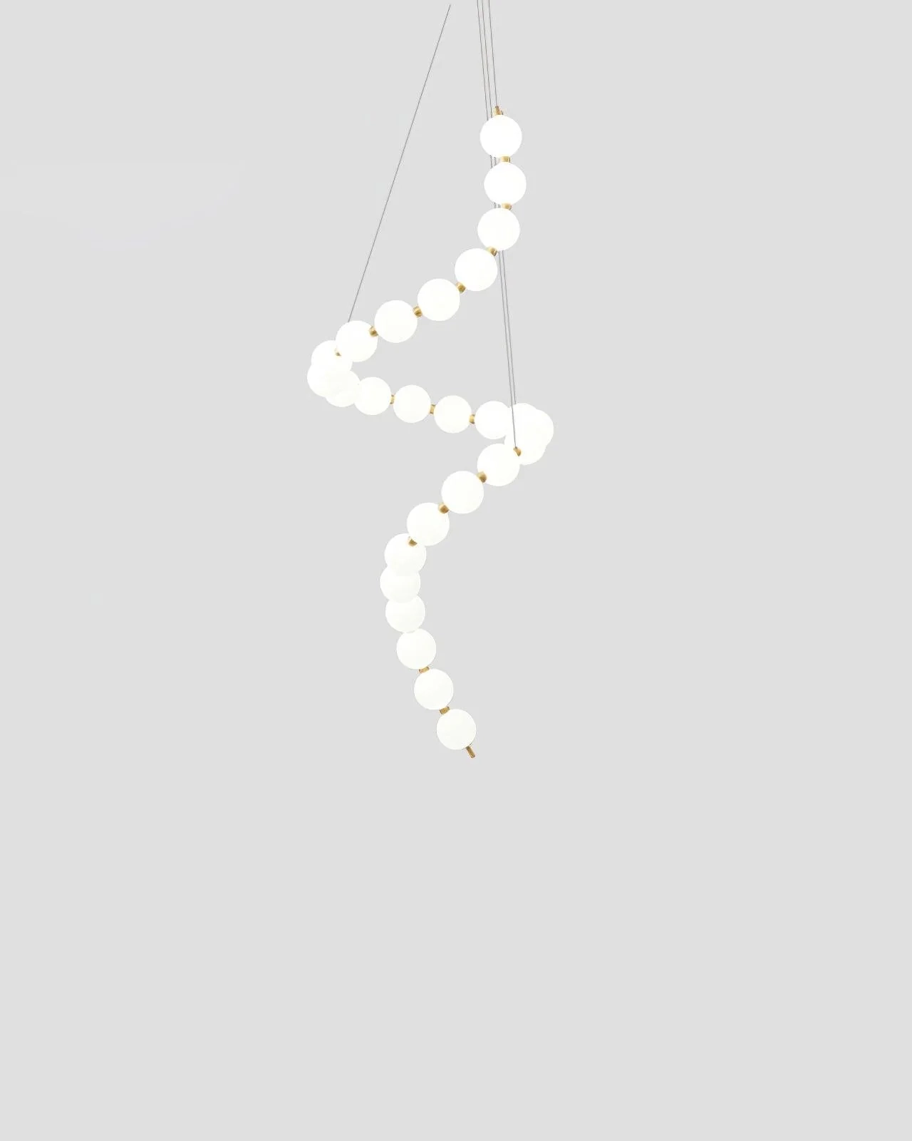 Acrylic Pearl Necklace Chandelier
