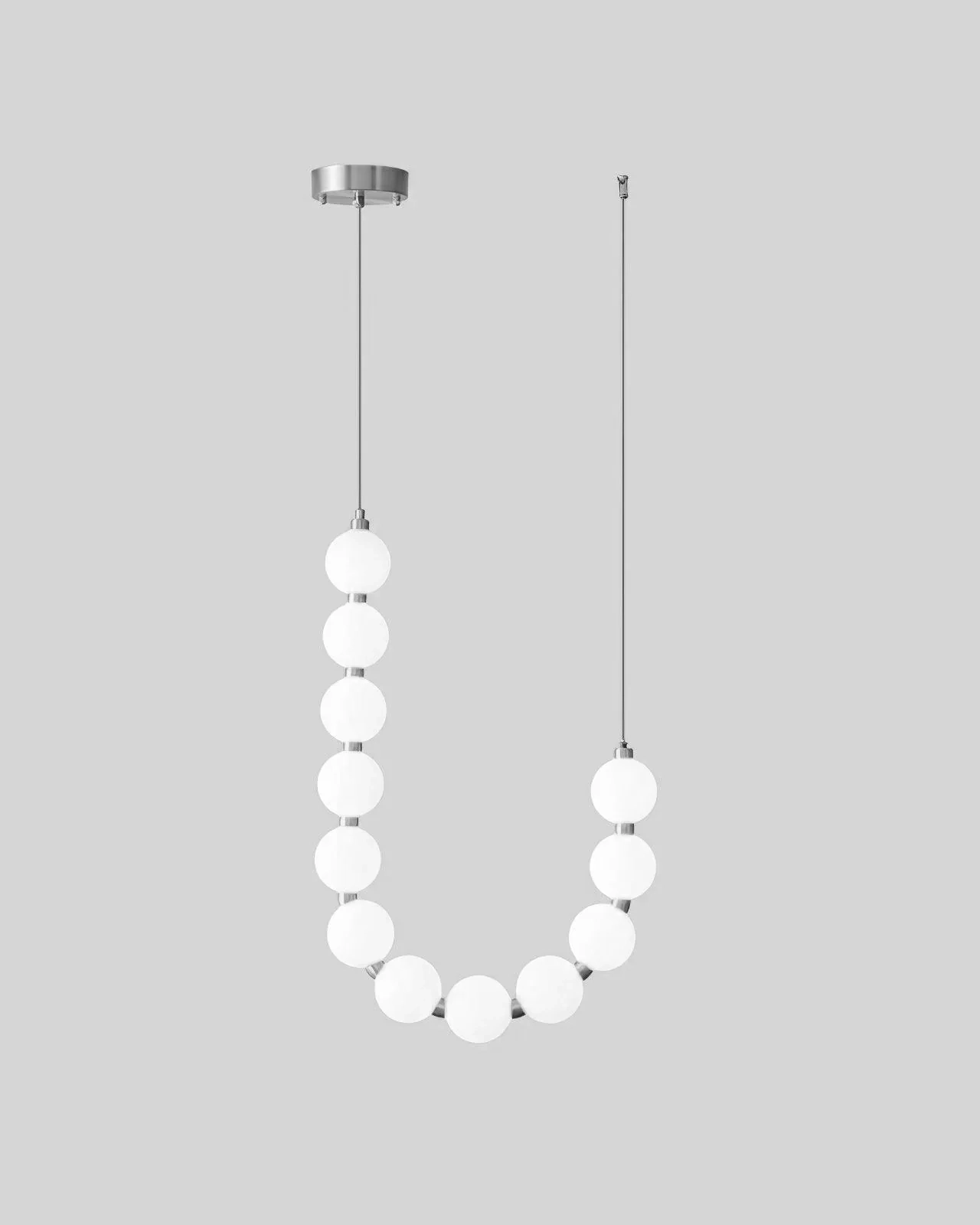 Acrylic Pearl Necklace Chandelier