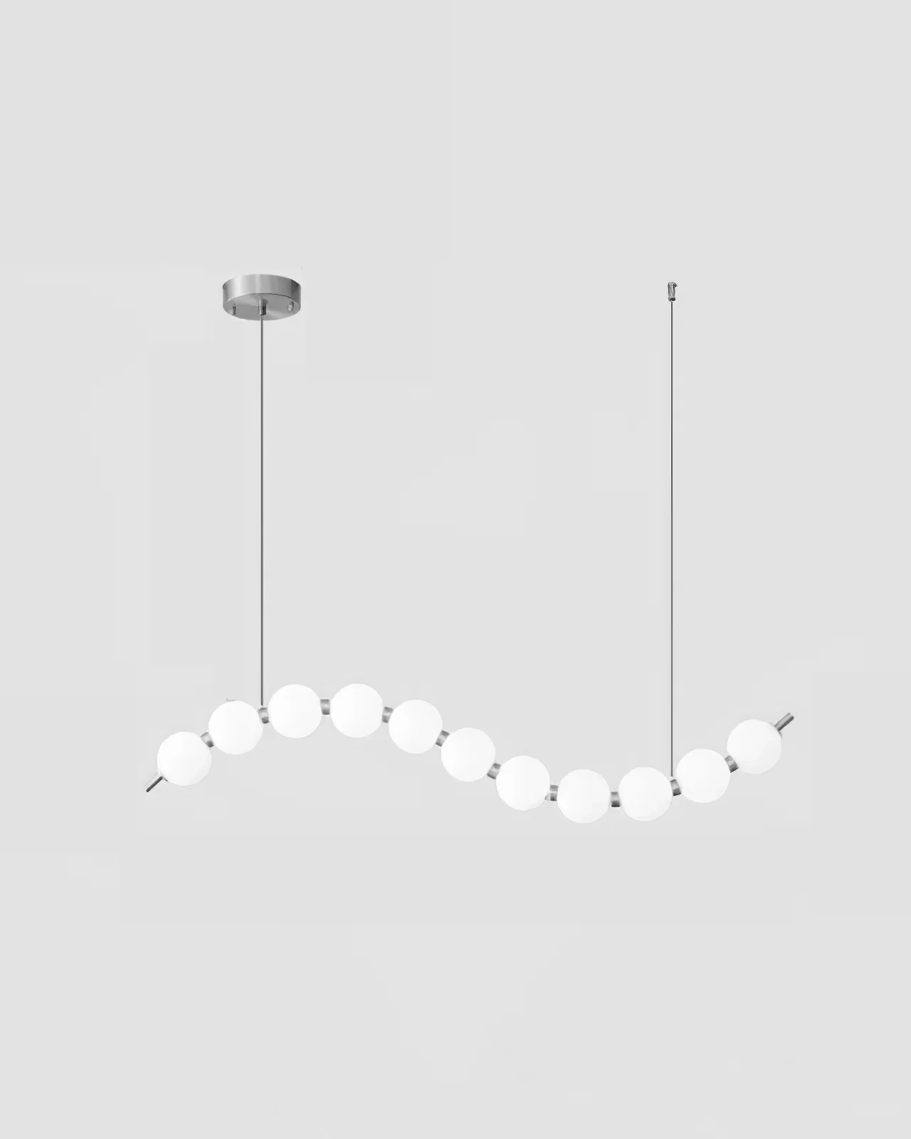 Acrylic Pearl Necklace Chandelier