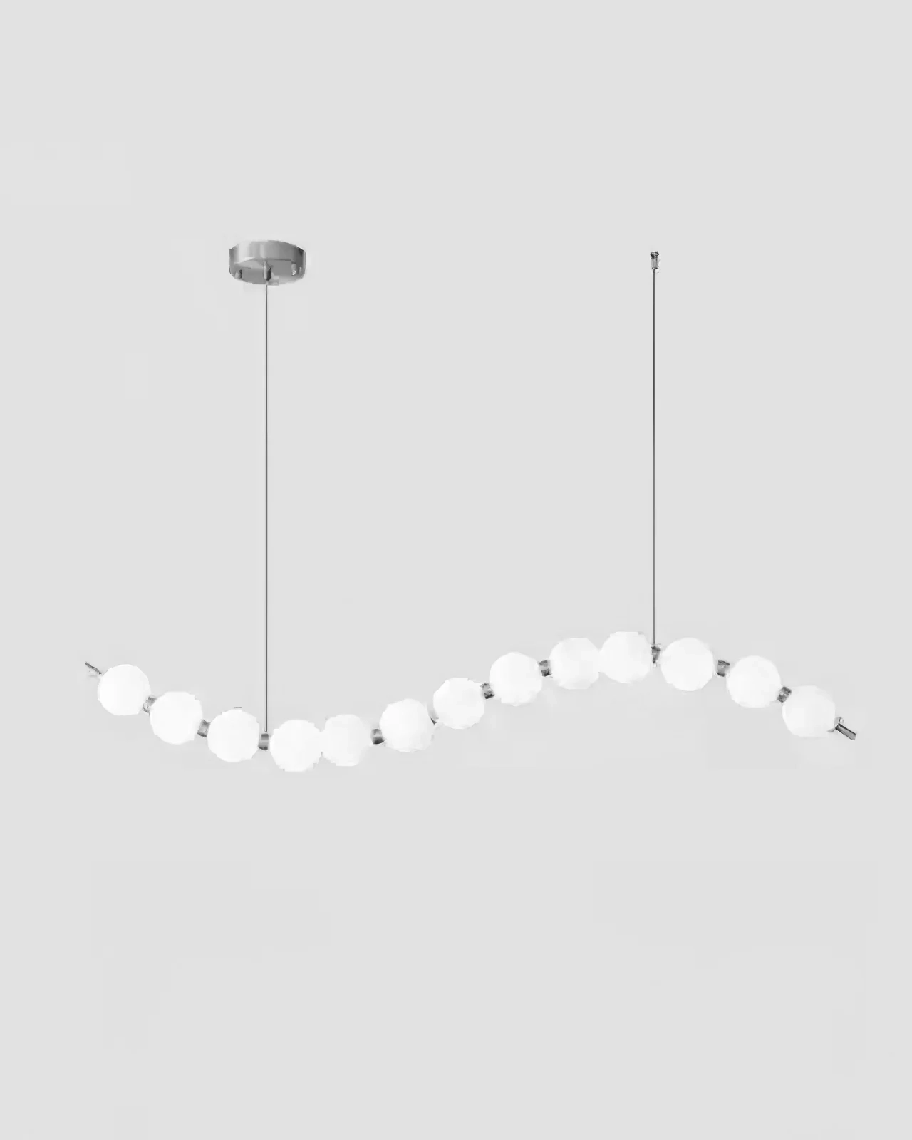 Acrylic Pearl Necklace Chandelier